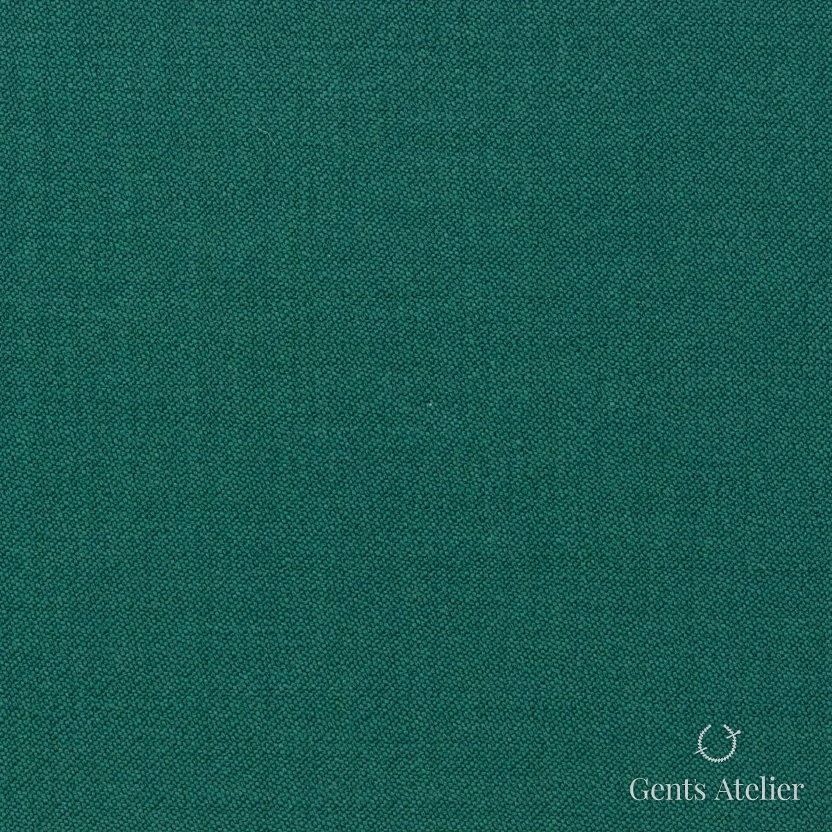 Костюмная ткань Marzoni 620 - 787 / 700 — Зелёный, однотонная, 100% шерсть