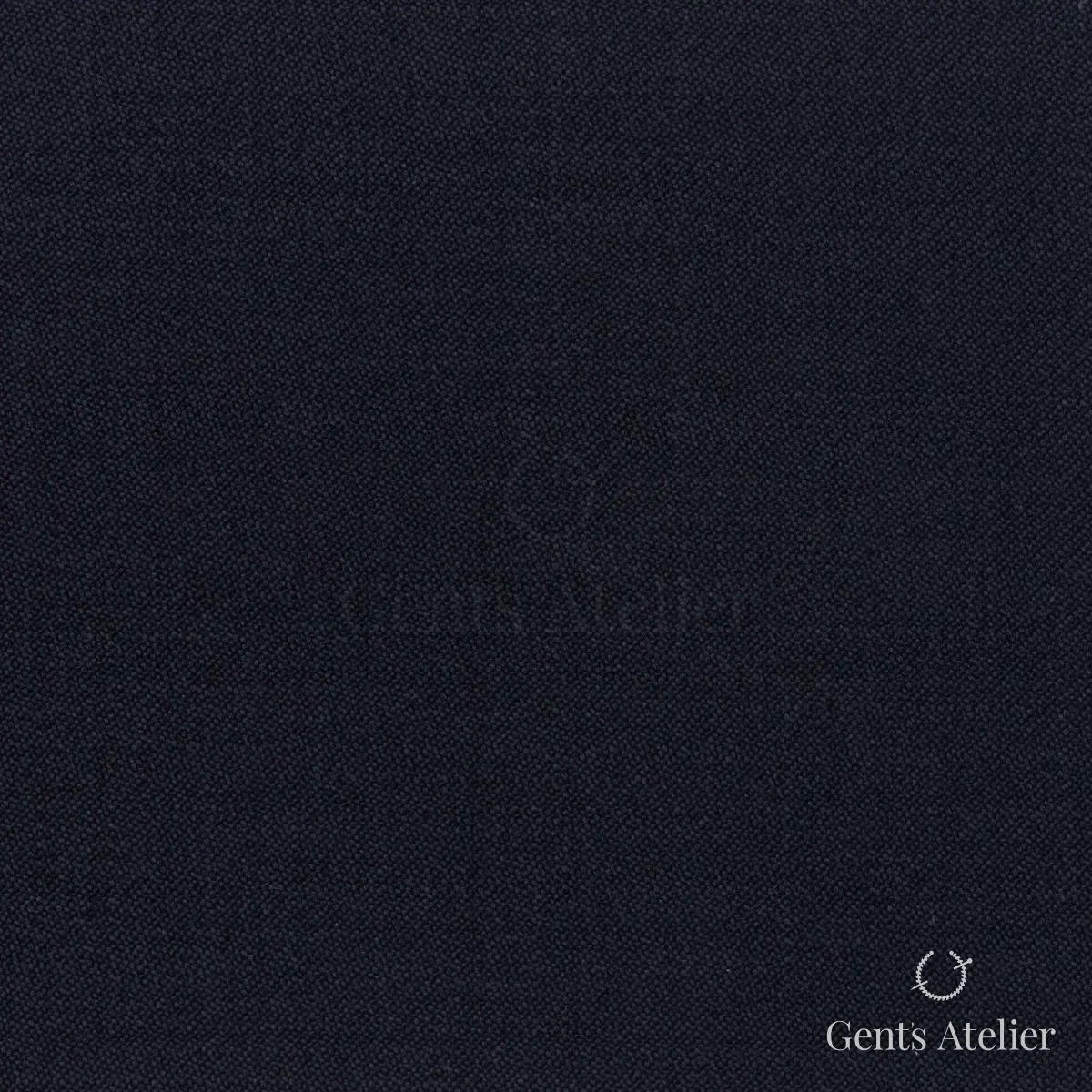 Костюмная ткань Marzoni 620 - 799 / 700 — Тёмно-синий, однотонная, 100% шерсть