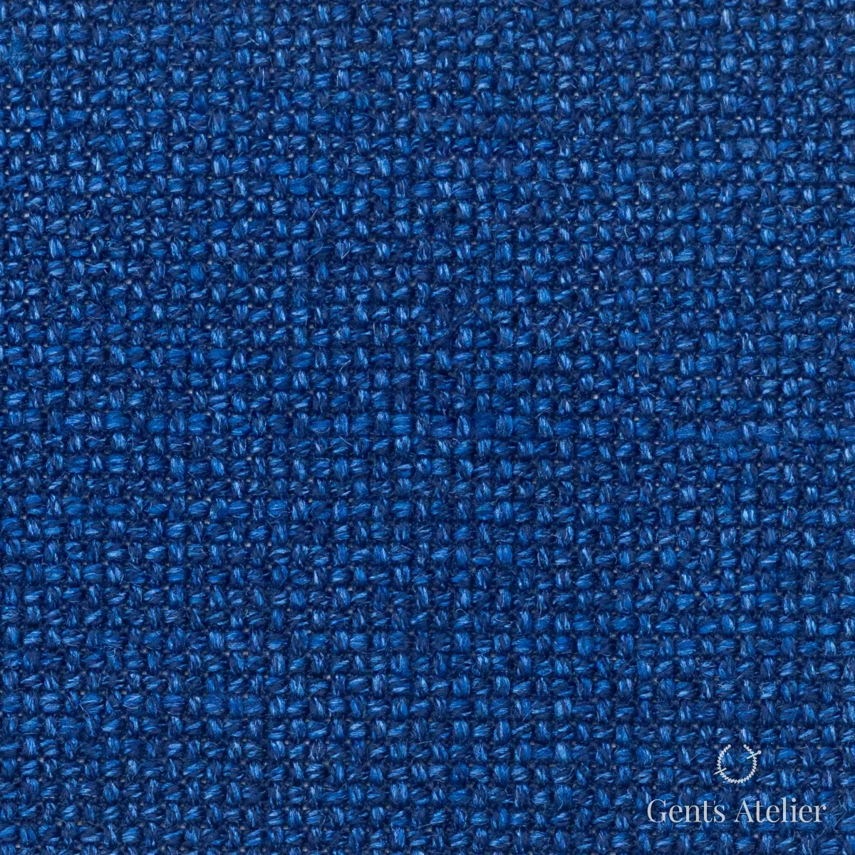 Костюмная ткань Marzoni 655 - 553 / 1200 — Синий, однотонная, 60% шерсть, 18% Linen, 18% Silk, 4% Cashmere