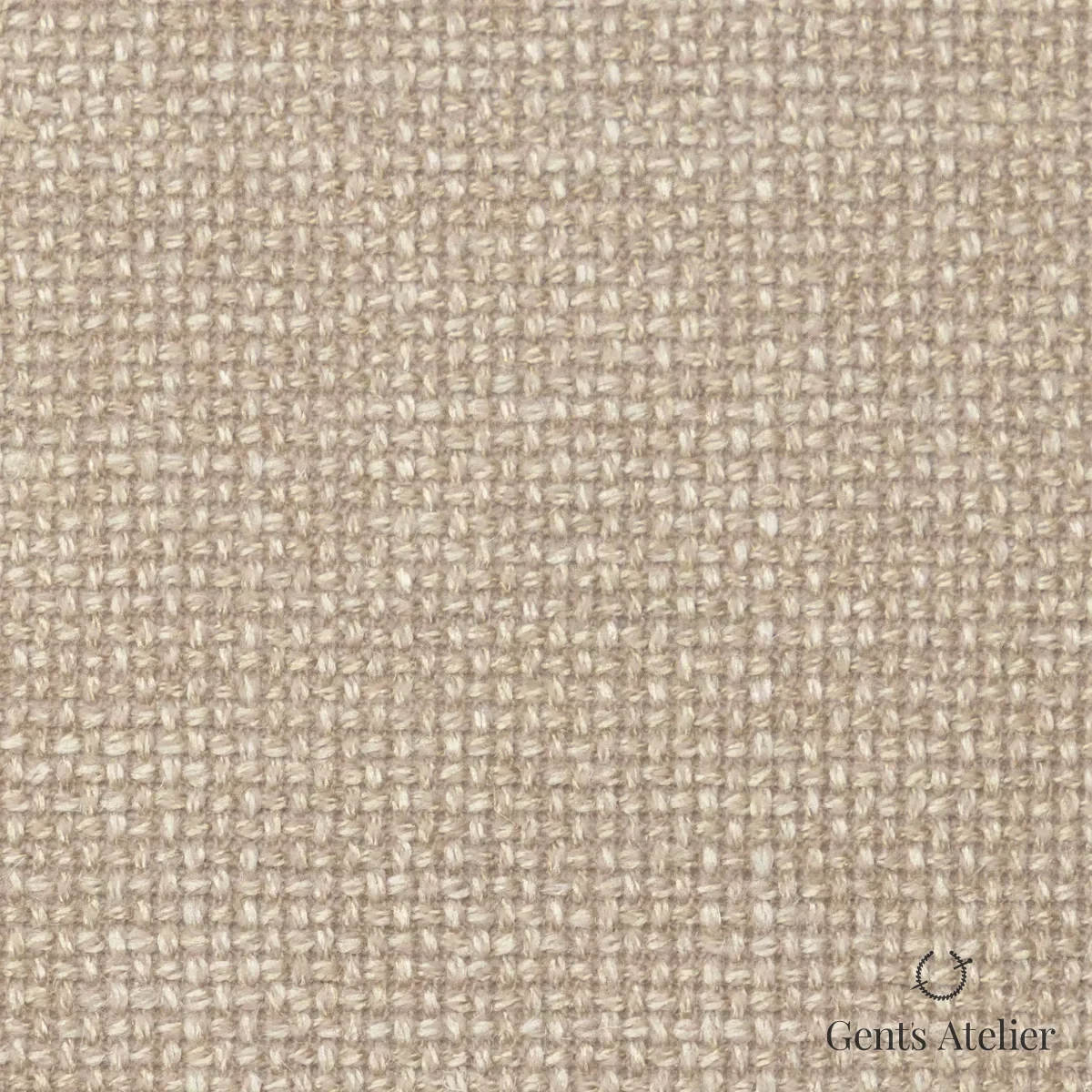 Костюмная ткань Marzoni 655 - 584 / 1200 — Бежевый, однотонная, 60% шерсть, 18% Linen, 18% Silk, 4% Cashmere