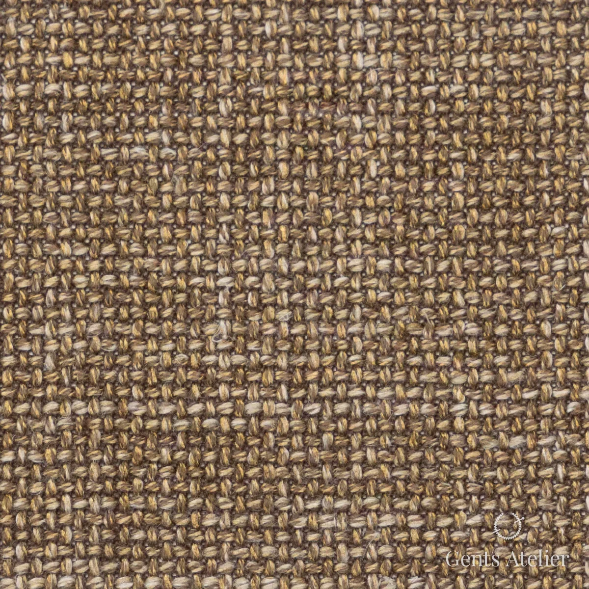 Костюмная ткань Marzoni 655 - 586 / 1200 — Табачный, меланж, 60% шерсть, 18% Linen, 18% Silk, 4% Cashmere