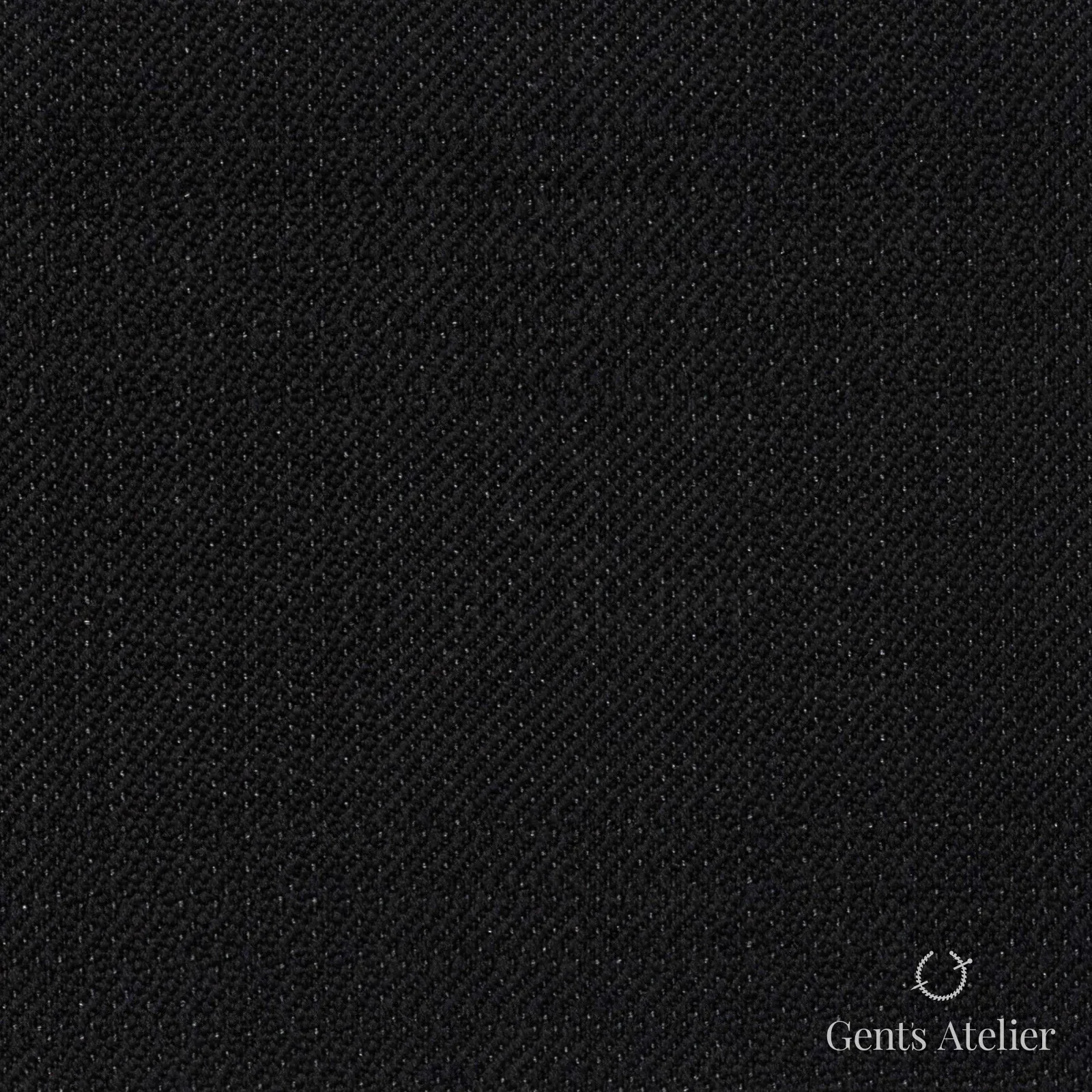 Костюмная ткань Marzoni 601 - 158 / 1100 — Антрацит, однотонная, 82% шерсть, 18% шёлк