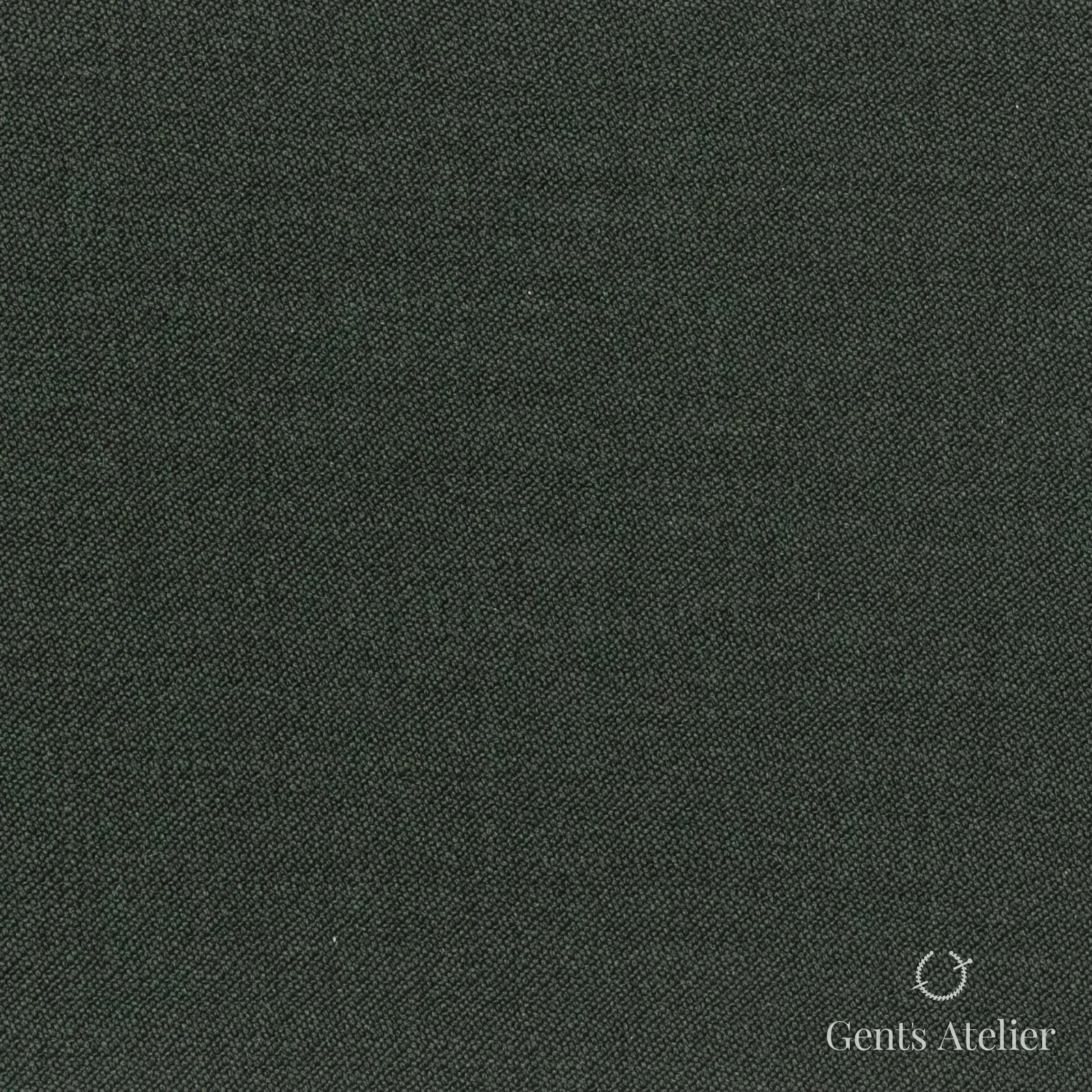 Костюмная ткань Marzoni 602 - 263 / 800 — Dark Green, однотонная, 100% шерсть