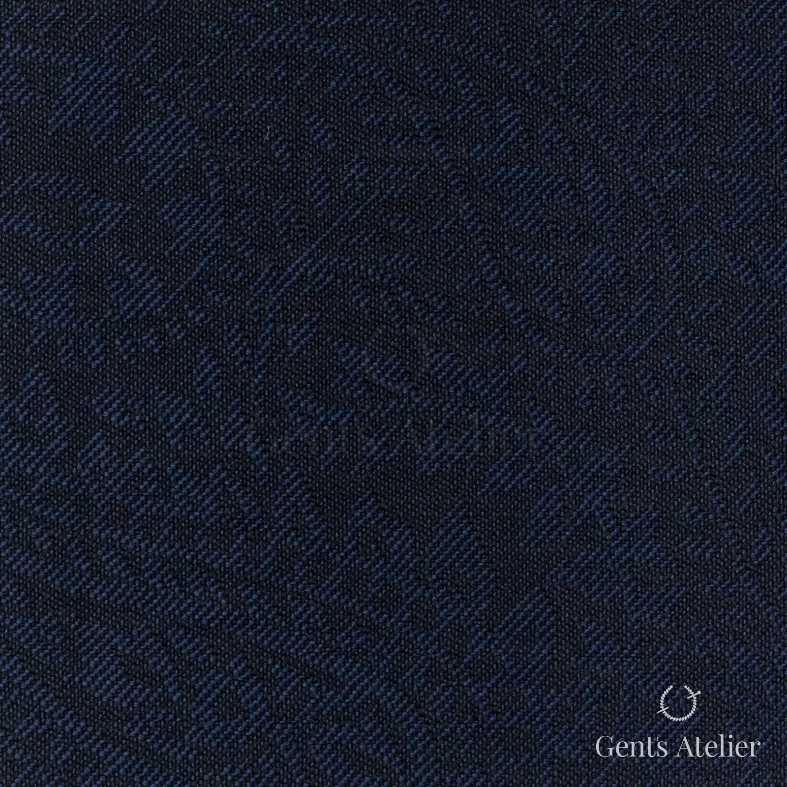 Костюмная ткань Marzoni 609 - 379 / 1200 — Синий, узор, 100% шерсть