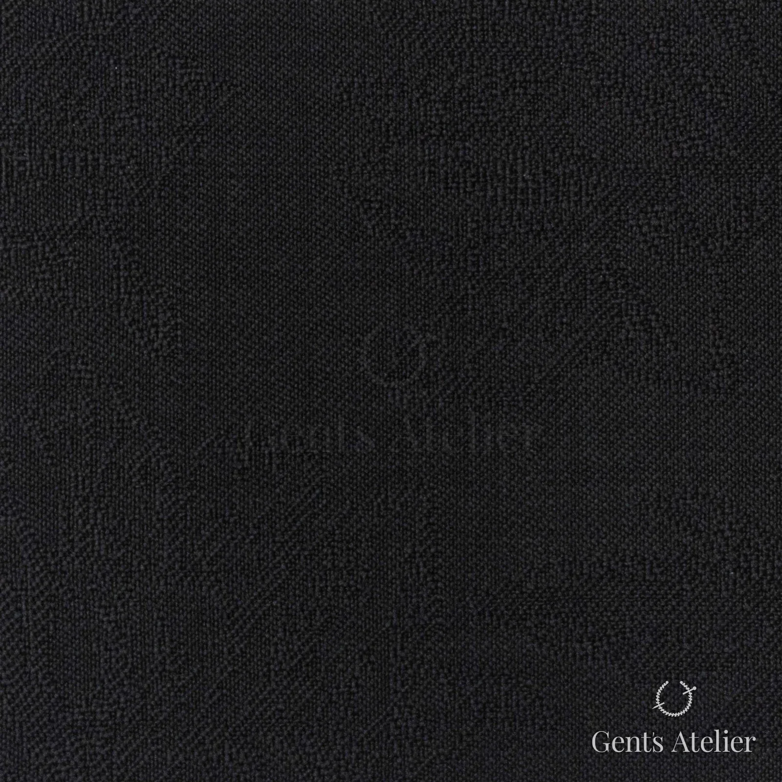Костюмная ткань Marzoni 609 - 381 / 1200 — Чёрный, узор, 100% шерсть