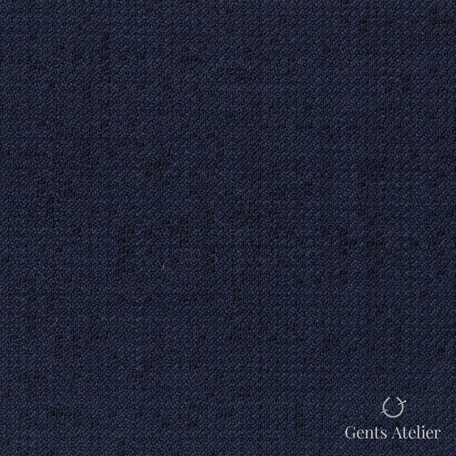 Костюмная ткань Marzoni 609 - 385 / 1200 — Тёмно-синий, однотонная, 100% шерсть