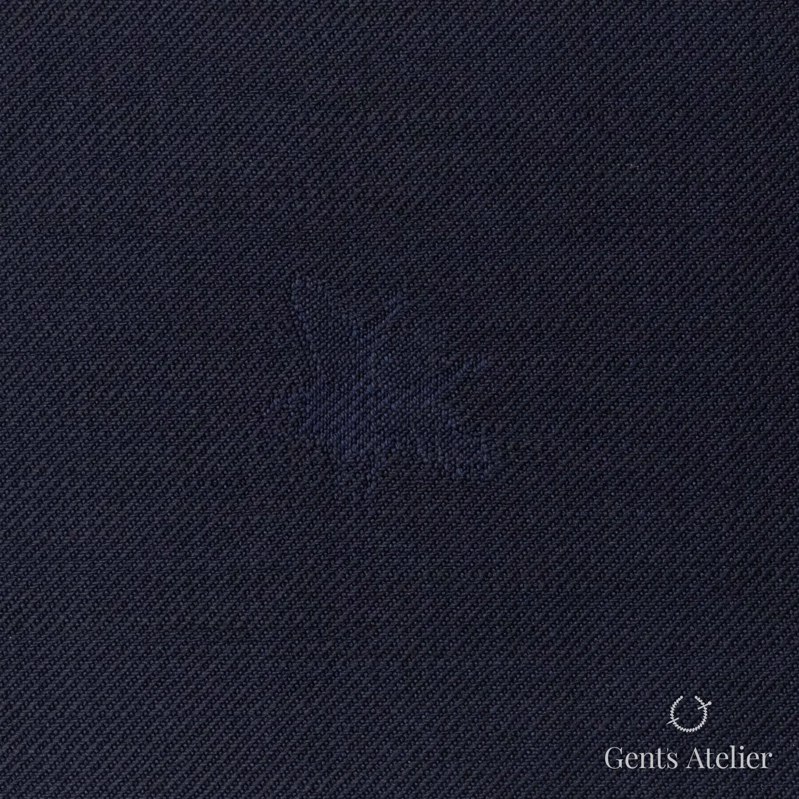 Костюмная ткань Marzoni 609 - 447 / 1000 — Тёмно-синий, однотонная, 100% шерсть