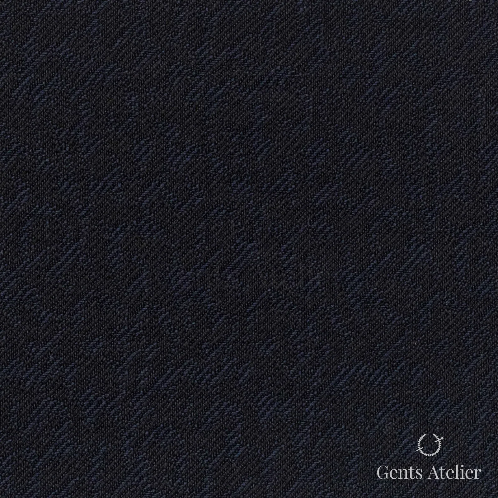 Костюмная ткань Marzoni 609 - 453 / 900 — Тёмно-синий, однотонная, 100% шерсть