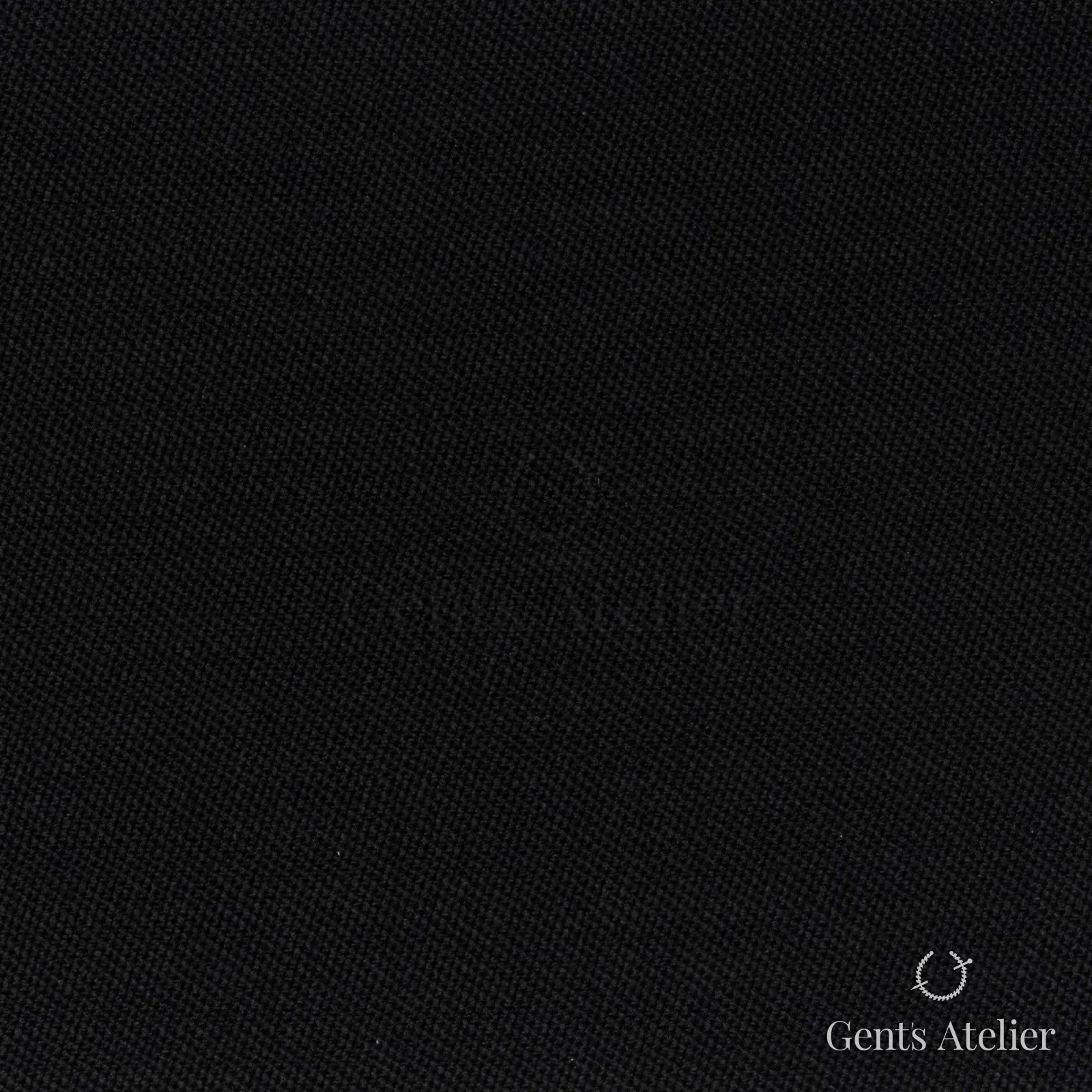 Костюмная ткань Marzoni 609 - 963 / 1200 — Чёрный, однотонная, 100% шерсть
