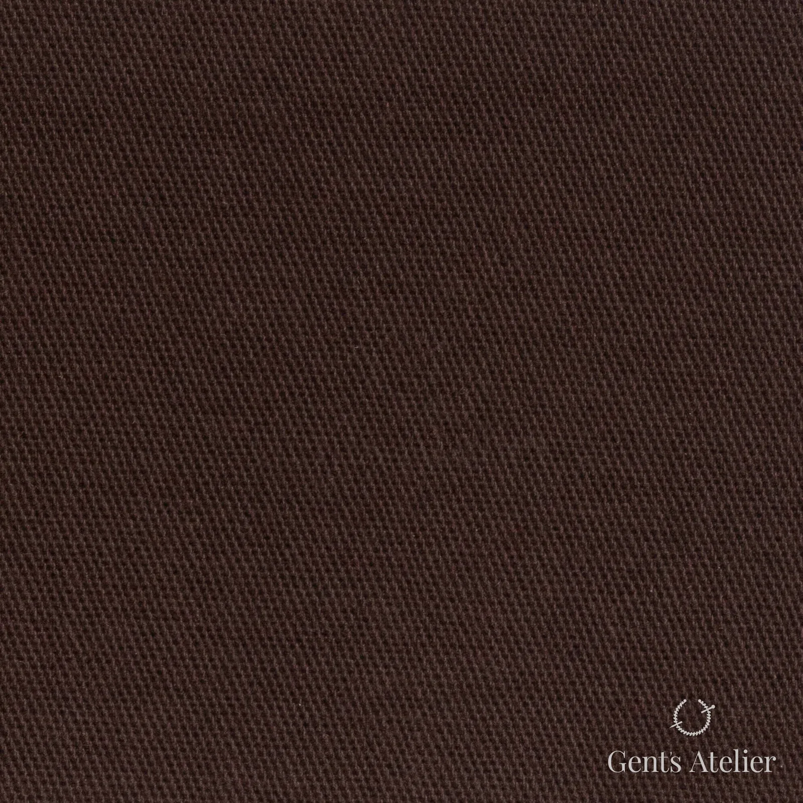 Костюмная ткань Marzoni 611 - 357 / 600 — Коричневый, однотонная, 98% хлопок, 2% лайкра