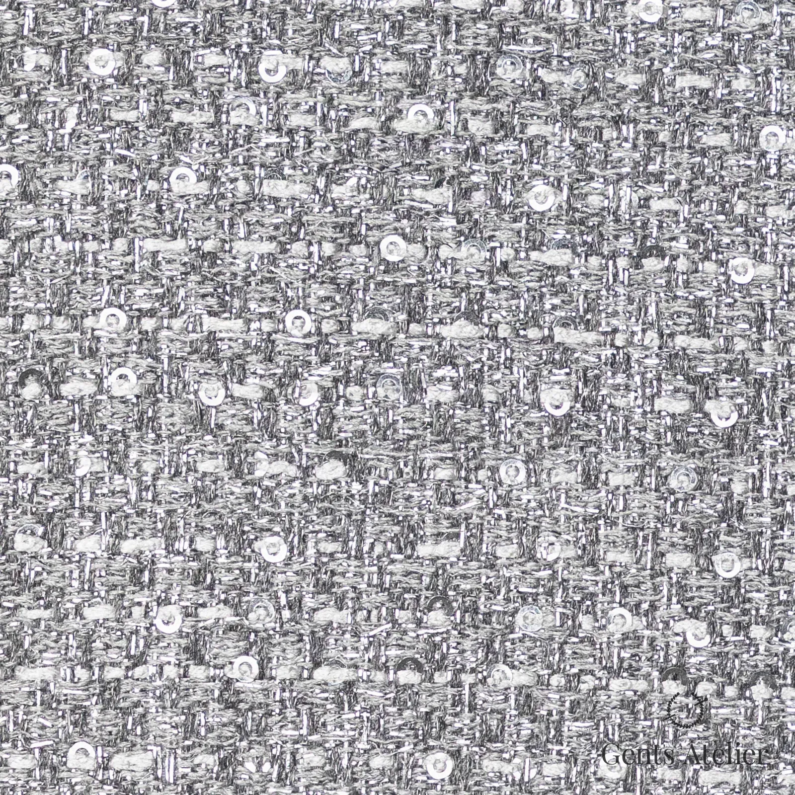Костюмная ткань Marzoni 612 - 040 / 1500 — Silver, меланж, 55% вискоза, 23% полиамид, 22% полиэстер