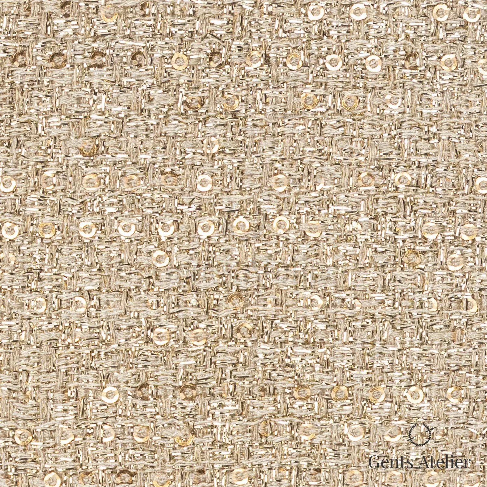 Костюмная ткань Marzoni 612 - 041 / 1500 — Золотистый, узор, 55% вискоза, 23% полиамид, 22% полиэстер