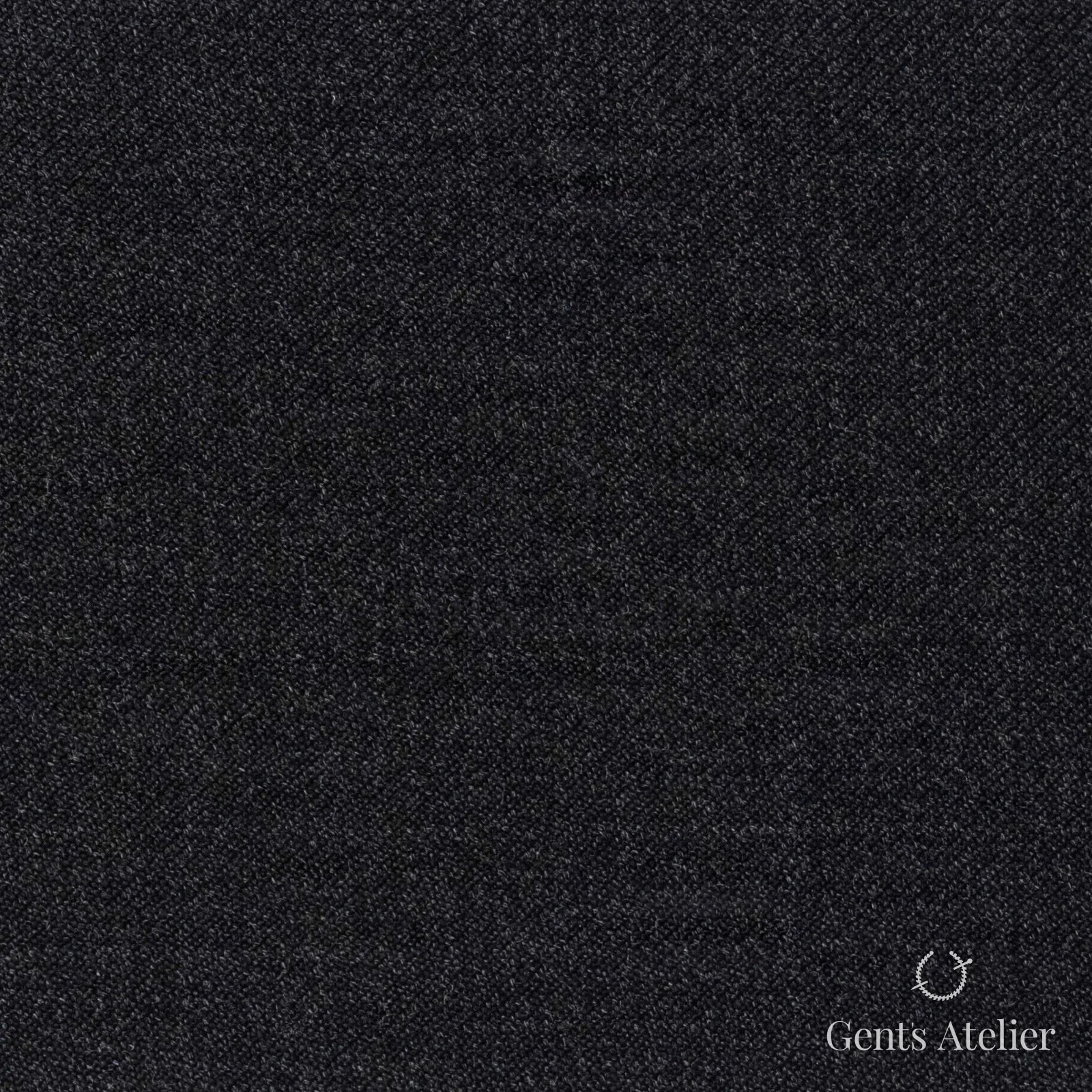 Костюмная ткань Marzoni 620 - 744 / 700 — Антрацит, однотонная, 100% шерсть