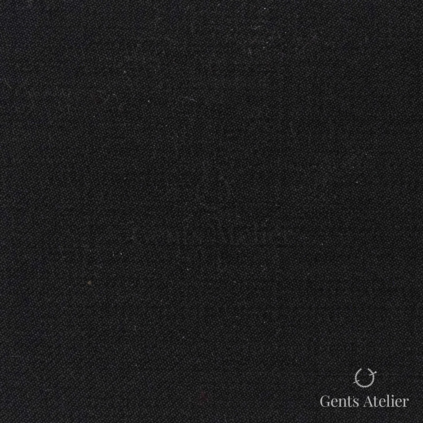 Костюмная ткань Marzoni 620 - 771 / 700 — Чёрный, однотонная, 100% шерсть