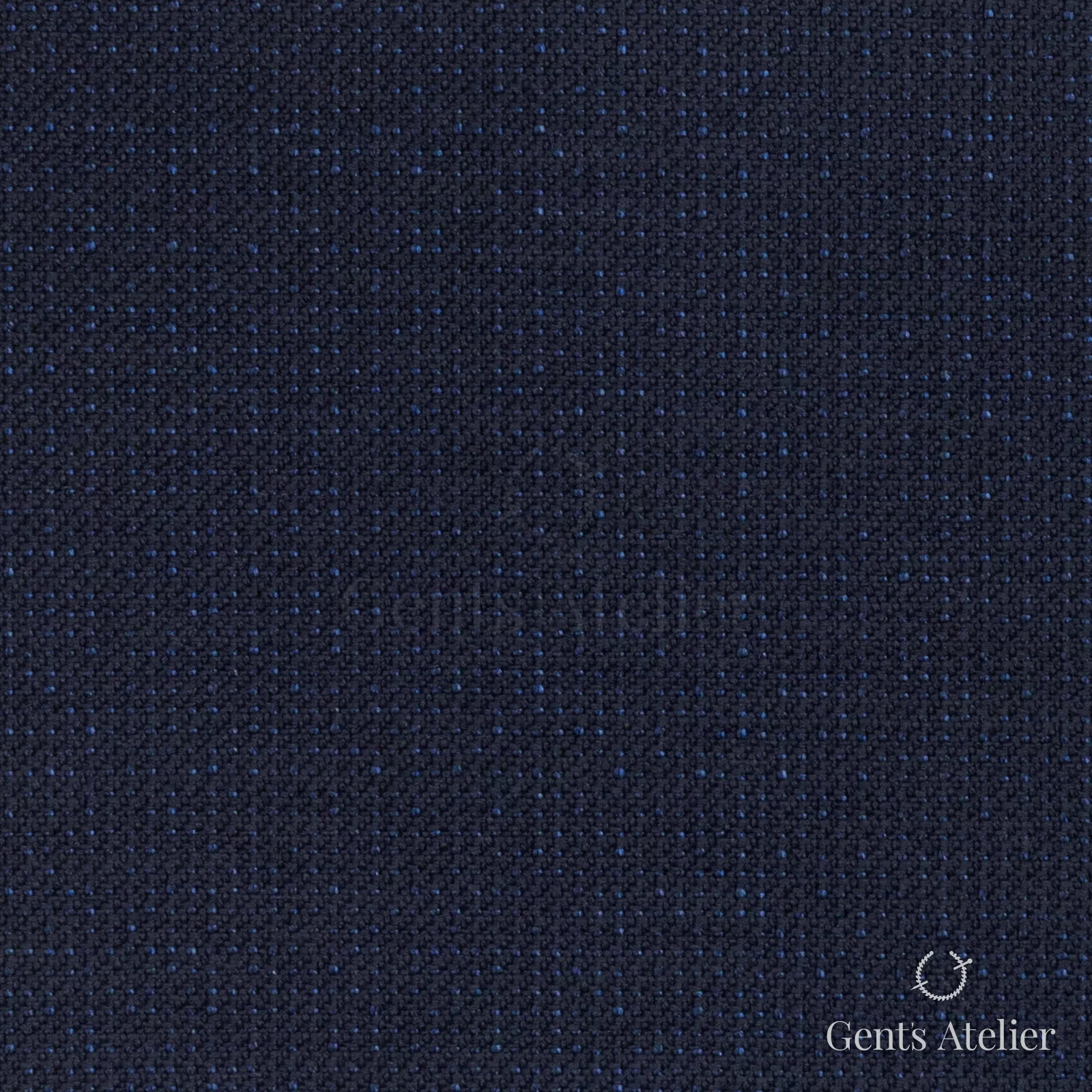 Костюмная ткань Marzoni 618 - 372 / 1200 — Тёмно-синий, меланж, 100% шерсть