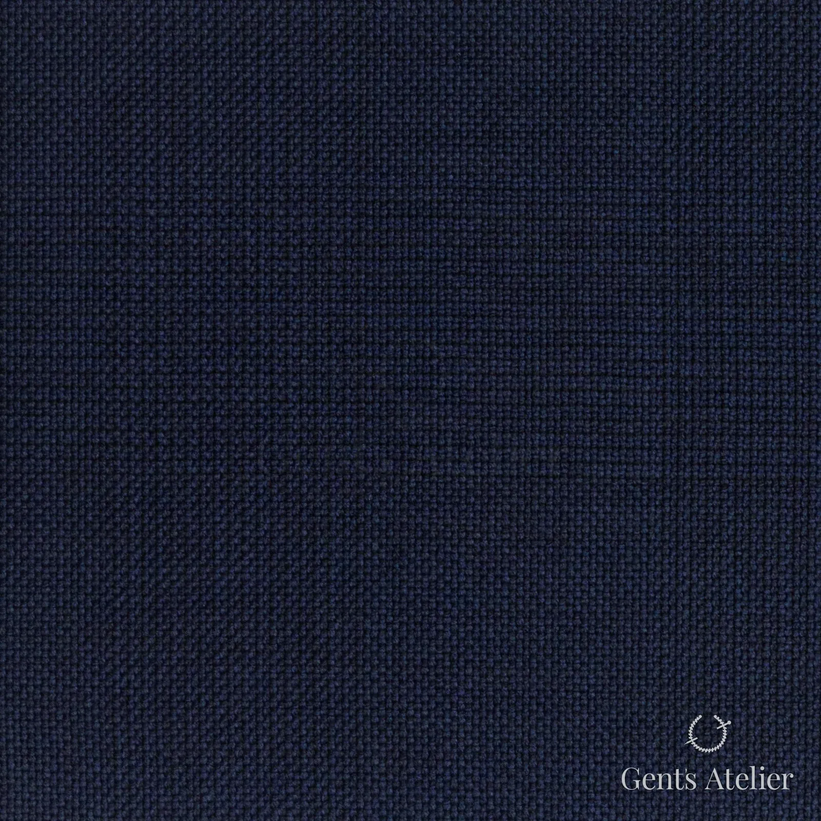 Костюмная ткань Marzoni 618 - 380 / 1200 — Тёмно-синий, однотонная, 100% шерсть