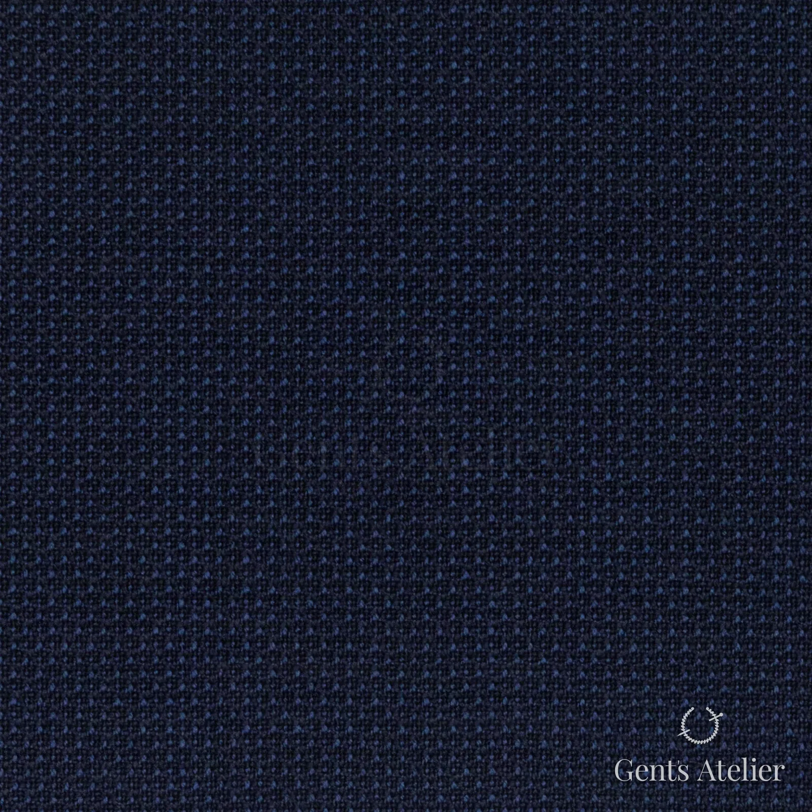 Костюмная ткань Marzoni 618 - 383 / 1200 — Тёмно-синий, меланж, 100% шерсть