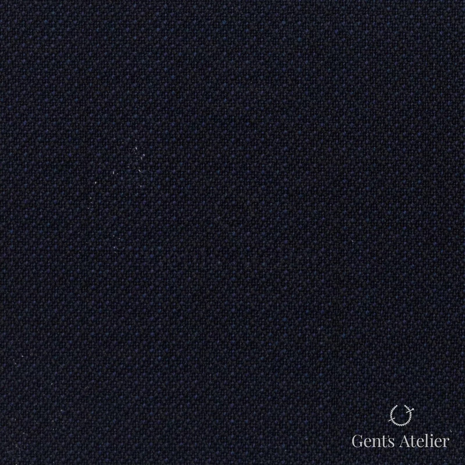 Костюмная ткань Marzoni 618 - 384 / 1200 — Тёмно-синий, однотонная, 100% шерсть