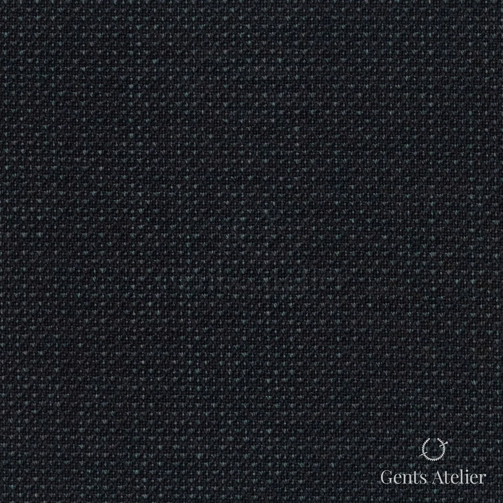 Костюмная ткань Marzoni 618 - 385 / 1200 — Dark Green, меланж, 100% шерсть