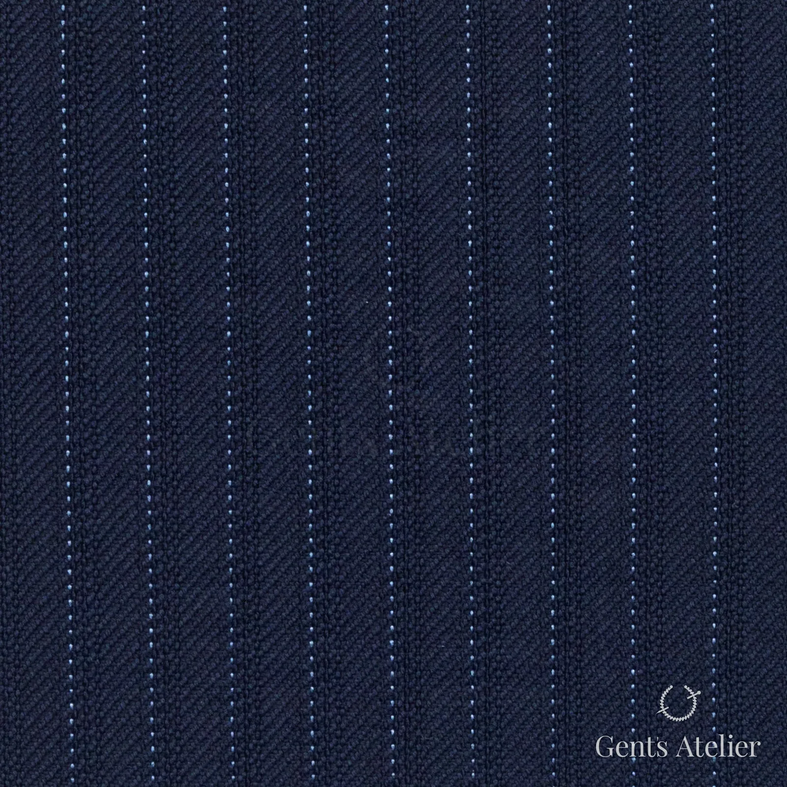 Костюмная ткань Marzoni 618 - 388 / 1200 — Синий, полоса, 100% шерсть