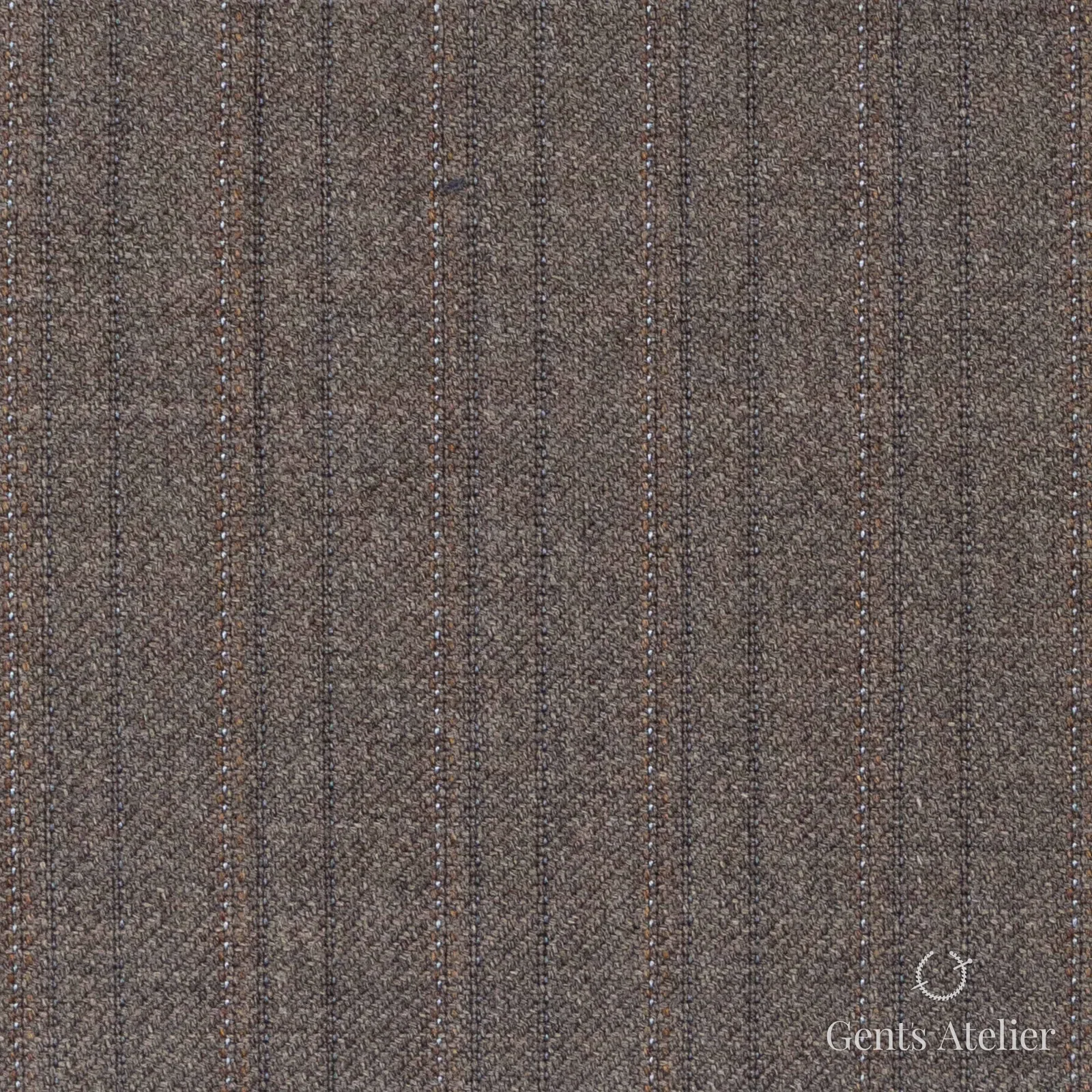 Костюмная ткань Marzoni 618 - 397 / 1200 — Бежевый, полоса, 100% шерсть