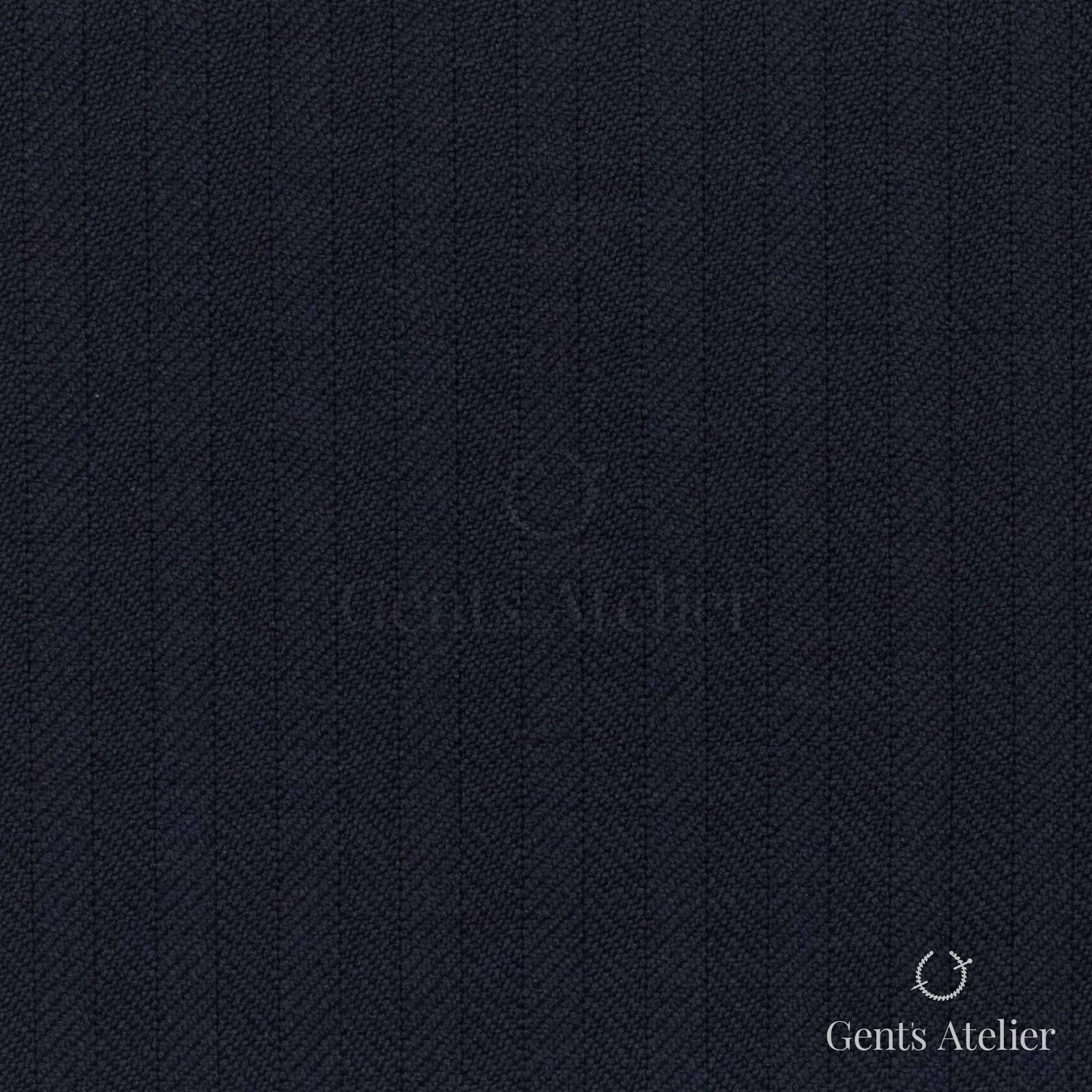 Костюмная ткань Marzoni 618 - 402 / 1200 — Тёмно-синий, полоса, 100% шерсть