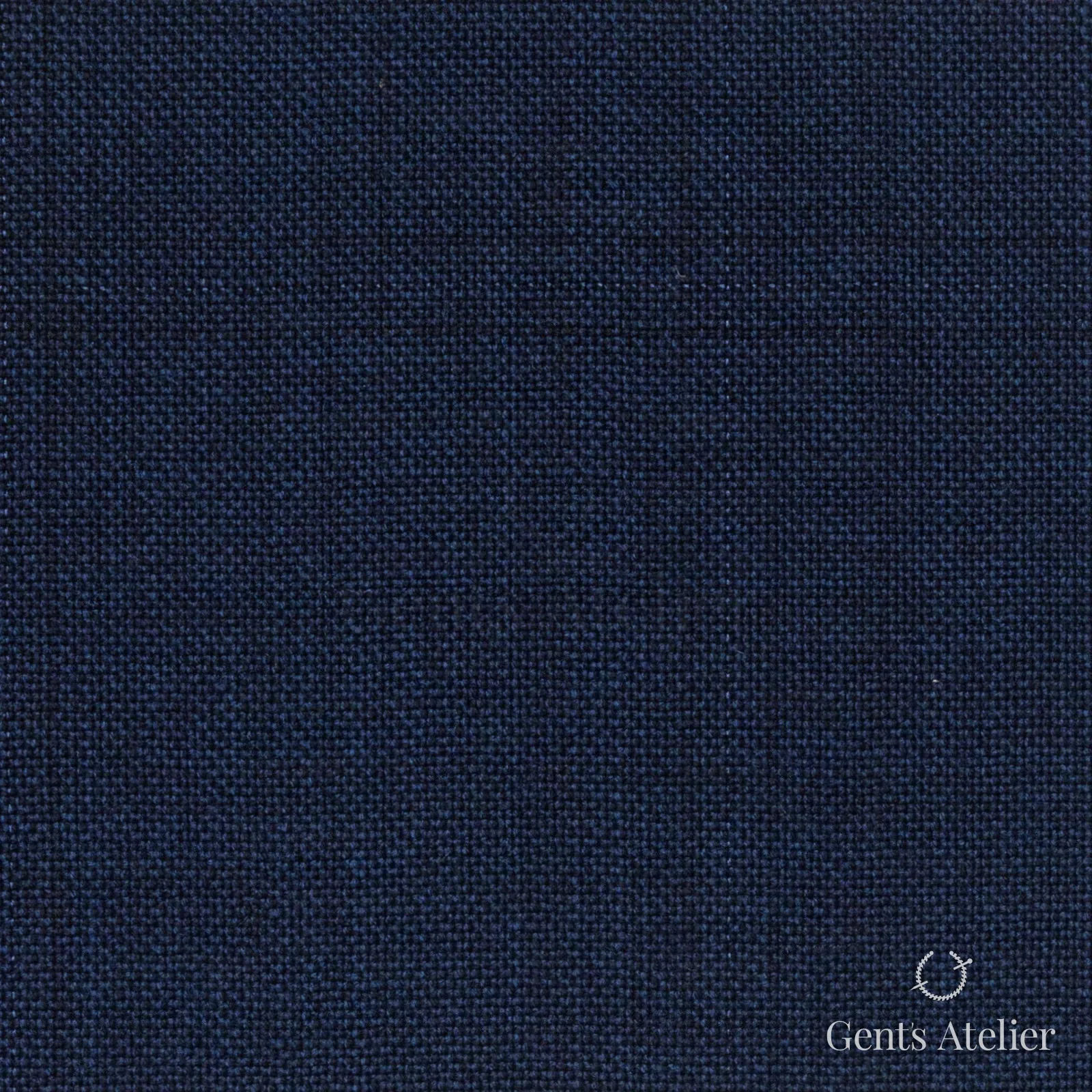 Костюмная ткань Marzoni 651 - 853 / 1200 — Тёмно-синий, однотонная, 100% шерсть