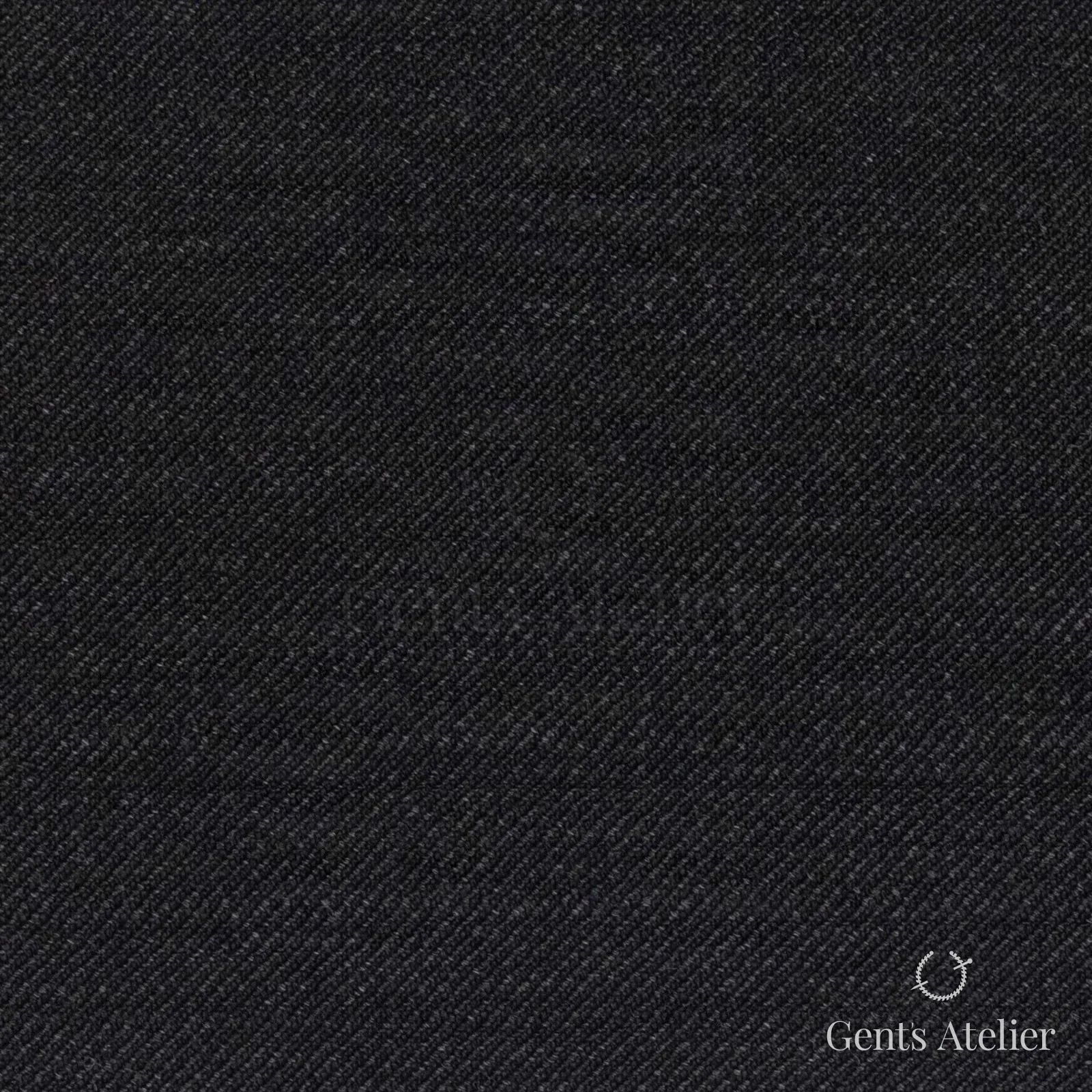 Костюмная ткань Marzoni 723 - 061 / 1200 — Антрацит, меланж, 100% шерсть