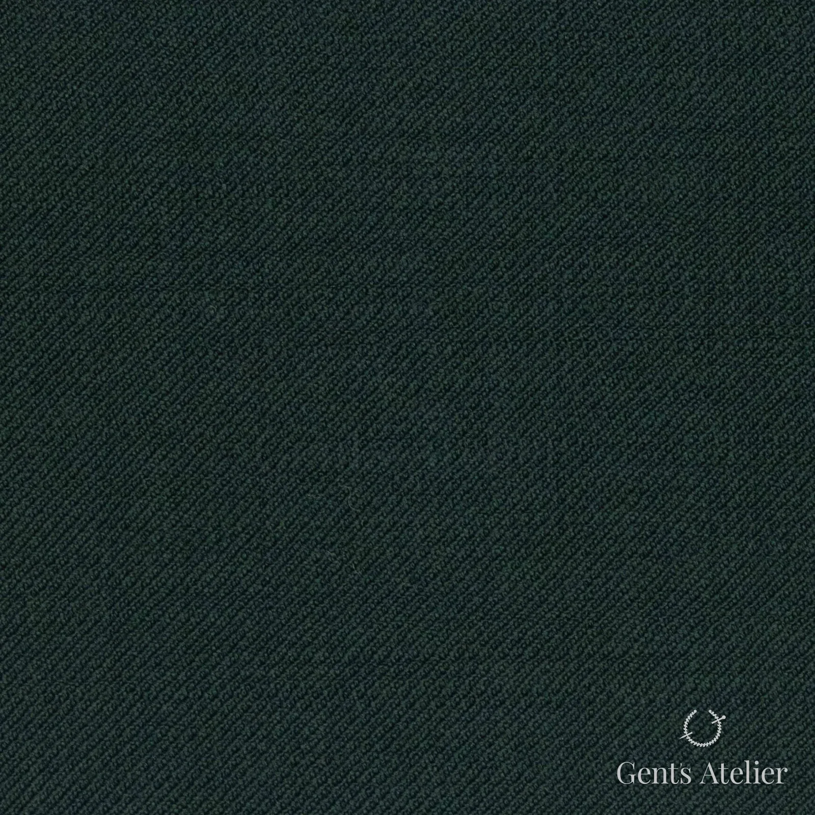 Костюмная ткань Marzoni 723 - 076 / 1100 — Dark Green, однотонная, 100% шерсть