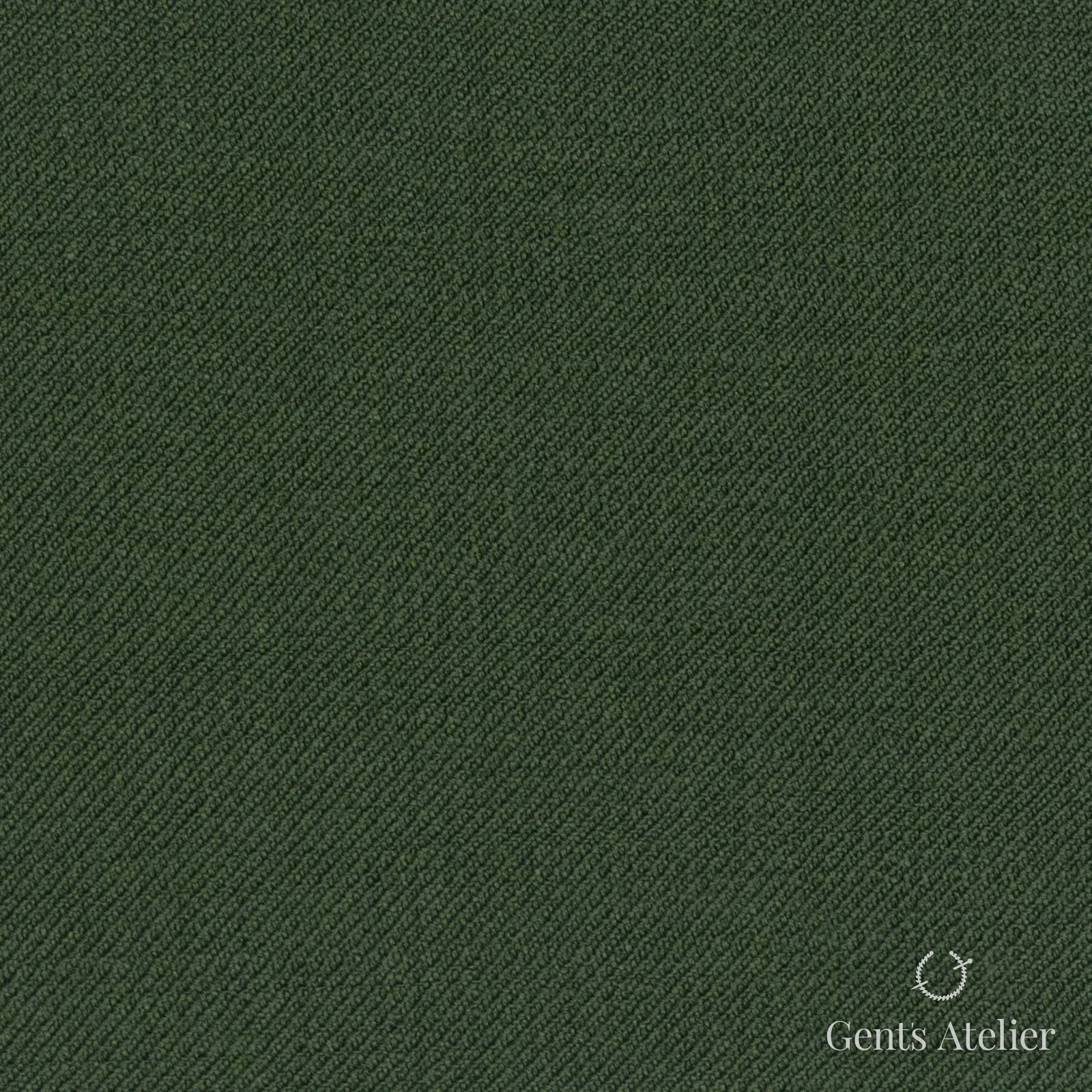 Костюмная ткань Marzoni 723 - 077 / 1100 — Зелёный, однотонная, 100% шерсть
