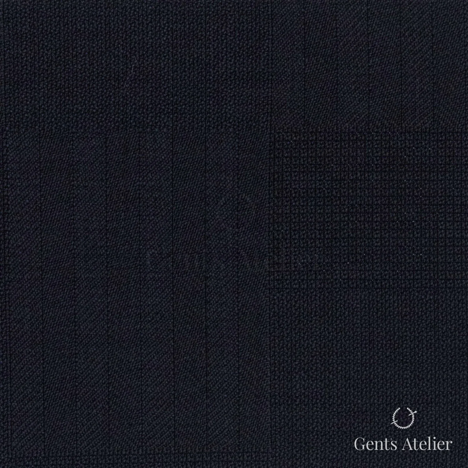 Костюмная ткань Marzoni 723 - 113 / 1200 — Тёмно-синий, однотонная, 100% шерсть