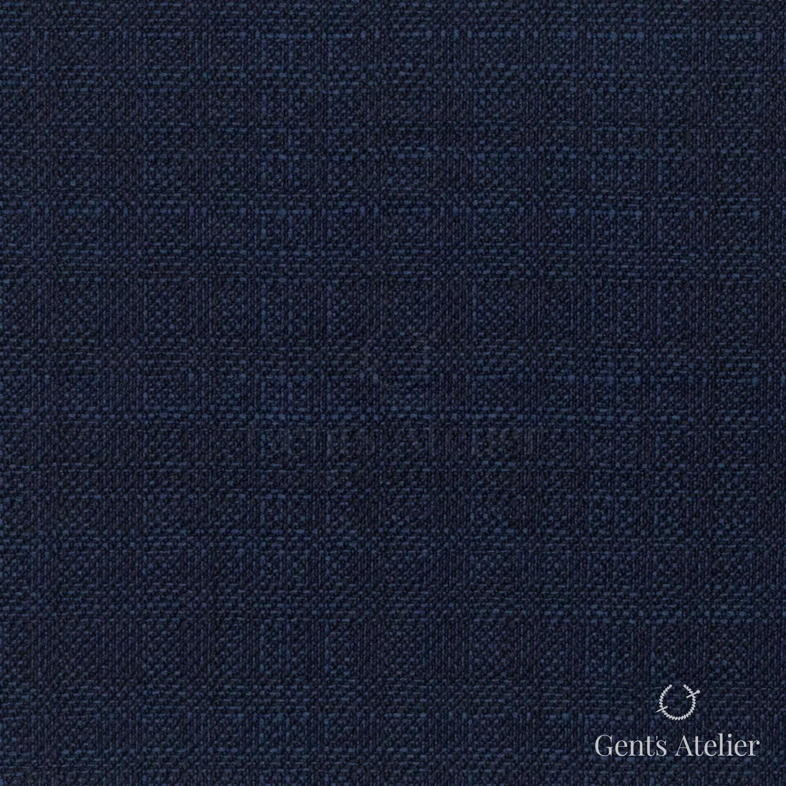 Костюмная ткань Marzoni 723 - 190 / 1100 — Тёмно-синий, меланж, 100% шерсть