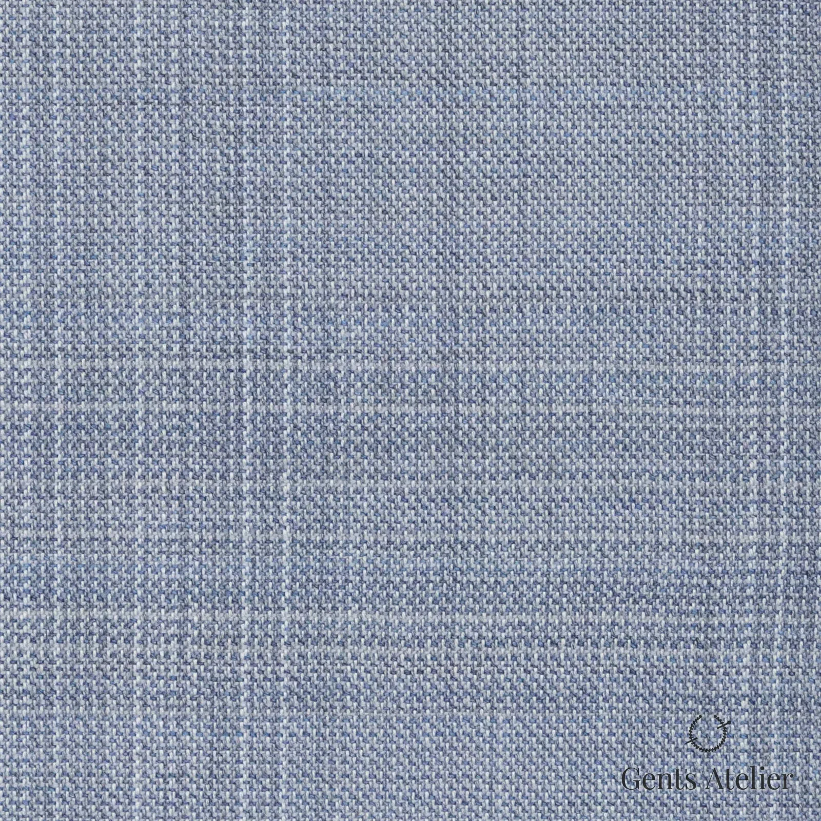 Костюмная ткань Marzoni 723 - 193 / 1100 — Bluish Gray, меланж, 100% шерсть