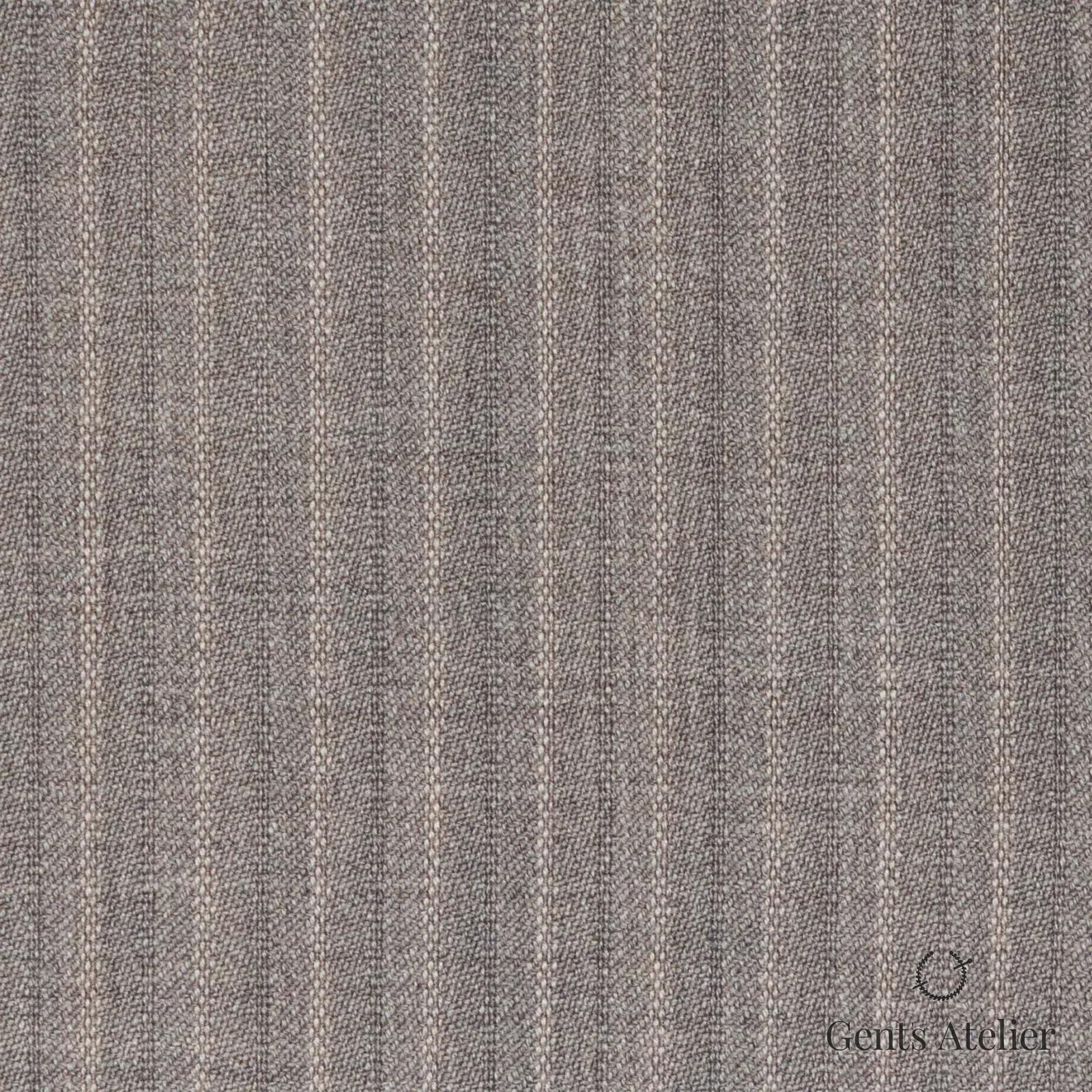 Костюмная ткань Marzoni 723 - 197 / 1100 — Бежевый, полоса, 100% шерсть