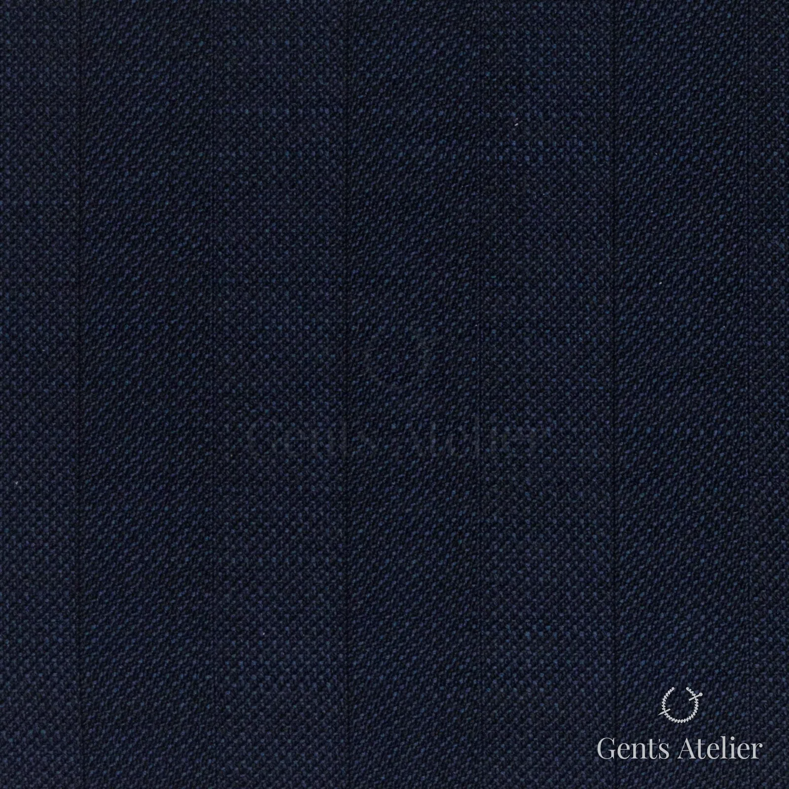 Костюмная ткань Marzoni 723 - 199 / 1100 — Тёмно-синий, оконная клетка, 100% шерсть