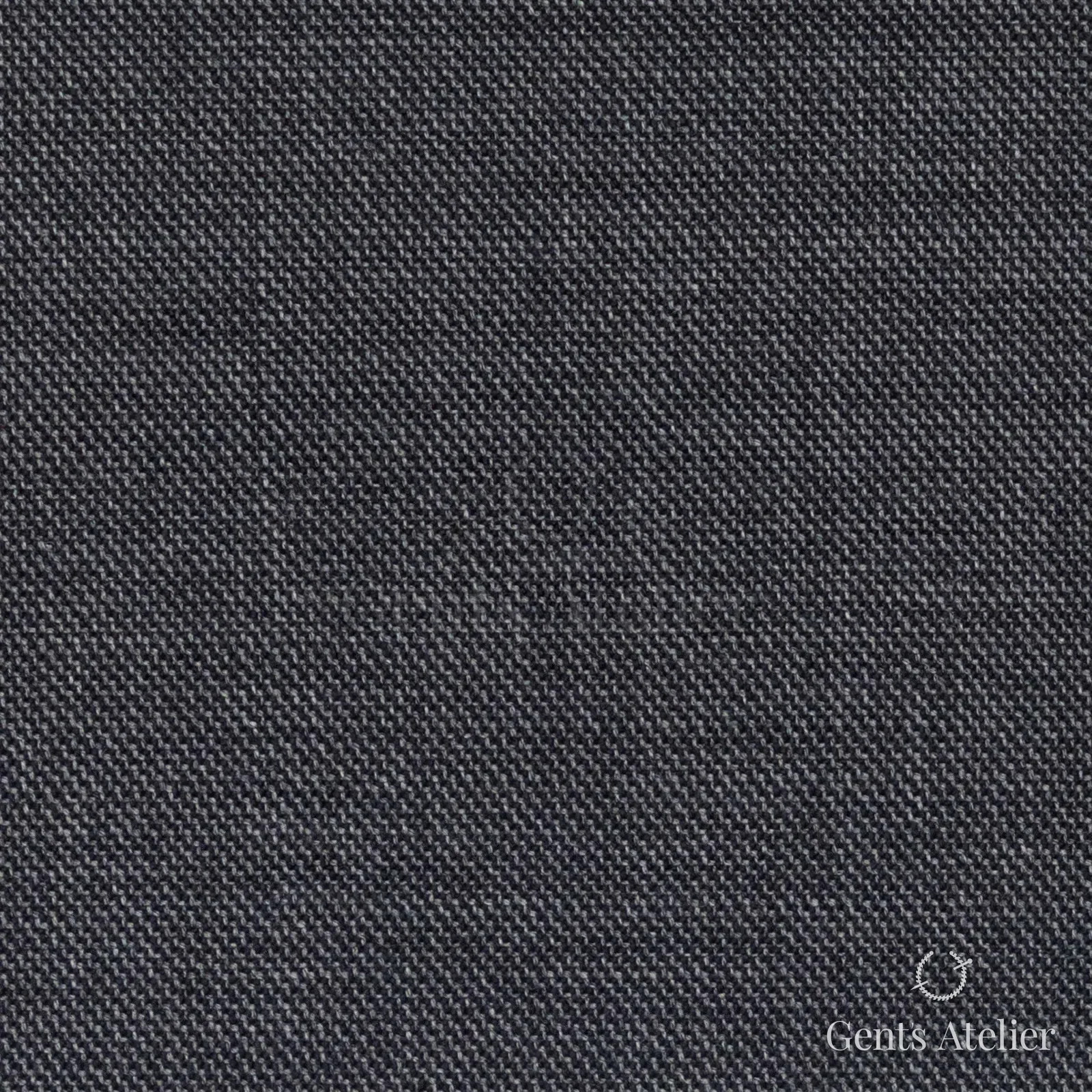 Костюмная ткань Marzoni 725 - 437 / 1400 — Серый, однотонная, 100% шерсть
