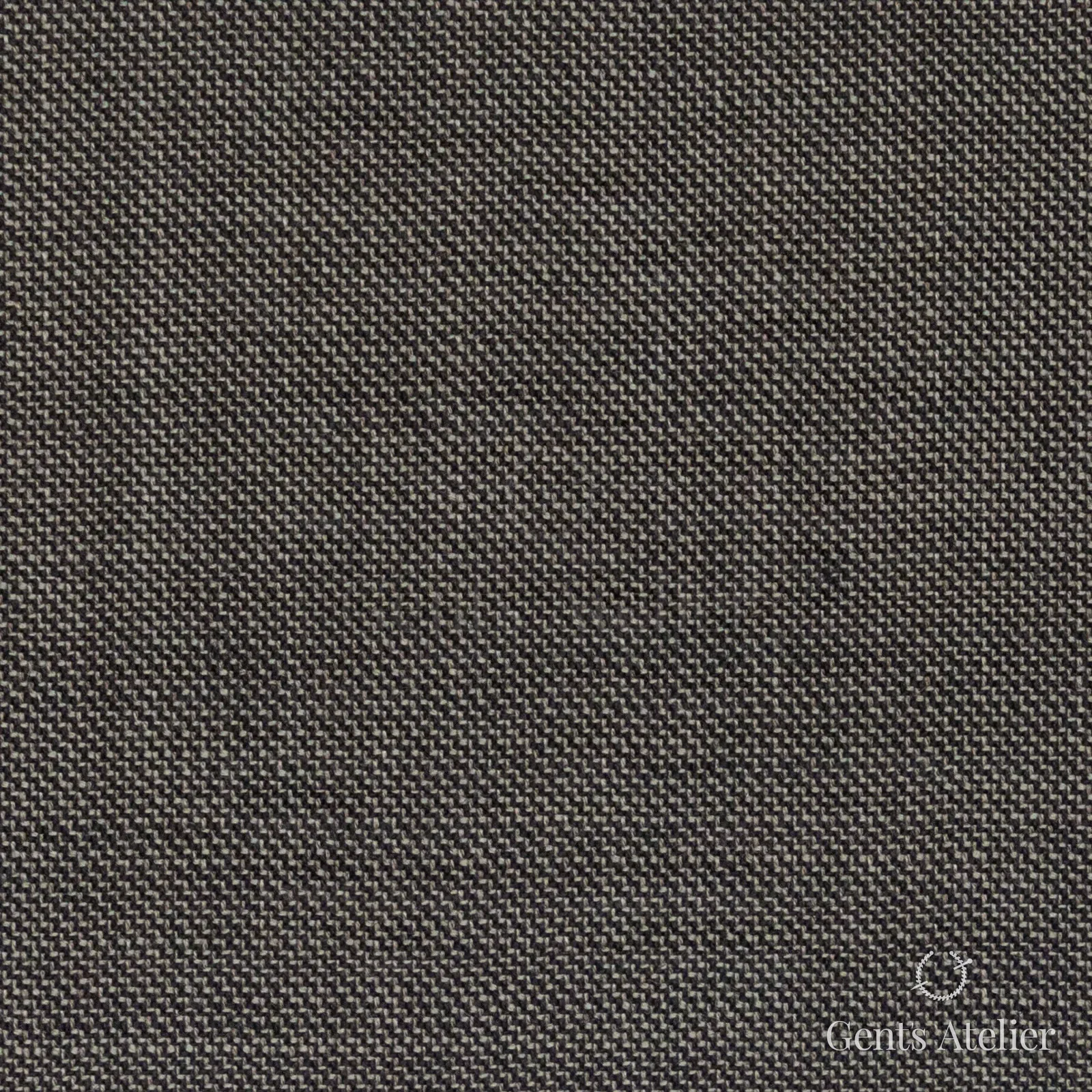 Костюмная ткань Marzoni 725 - 462 / 1300 — Коричневый, меланж, 100% шерсть