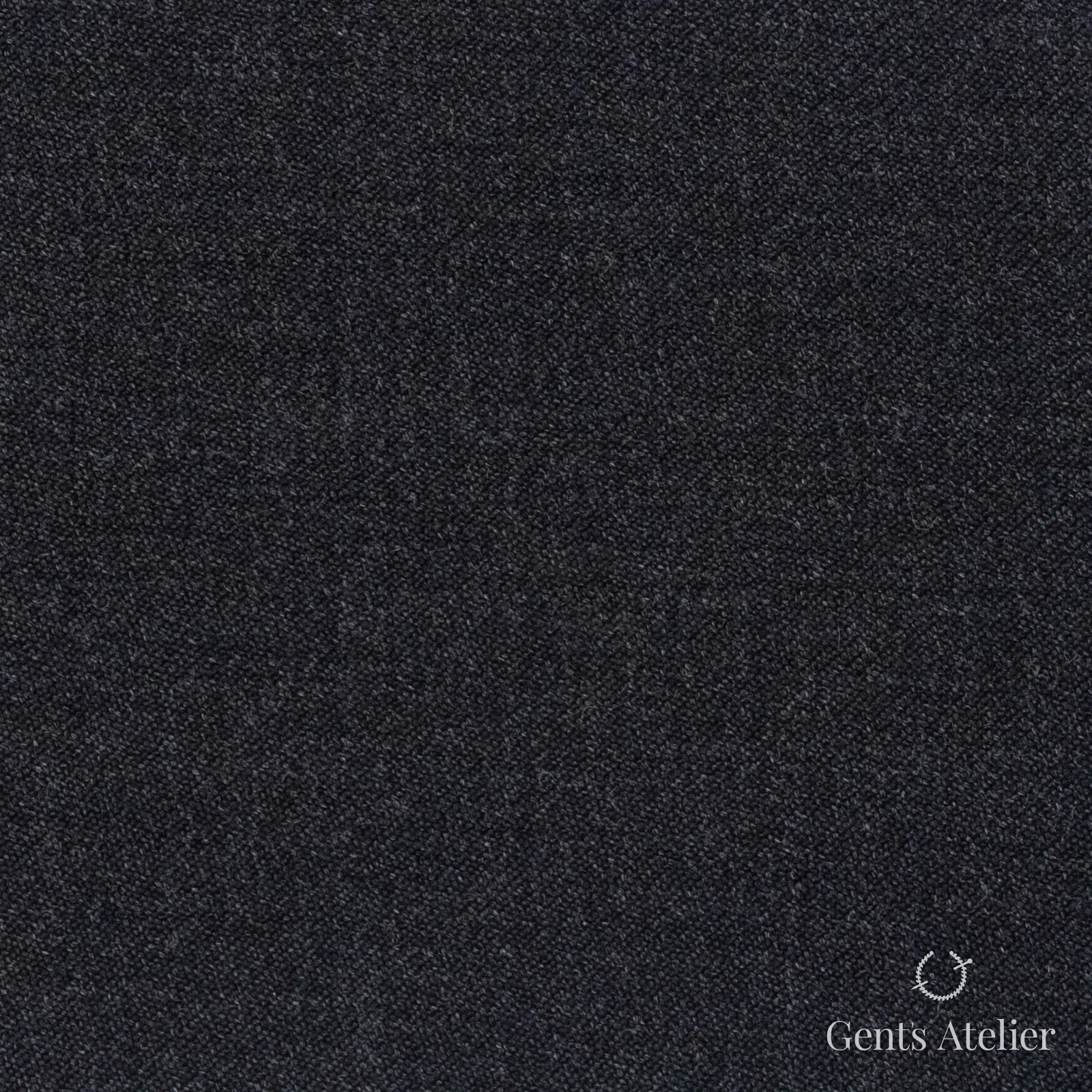 Костюмная ткань Marzoni 620 - 744 / 700 — Антрацит, однотонная, 100% шерсть