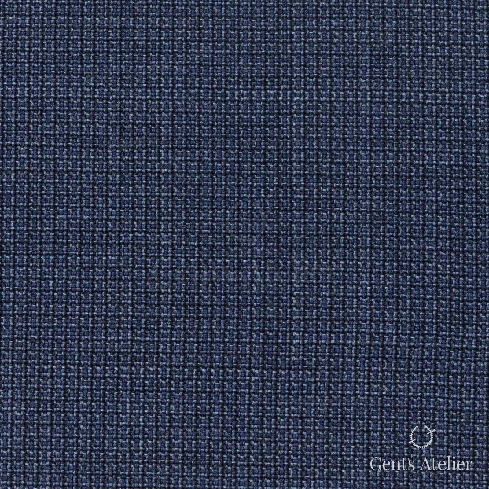 Костюмная ткань Marzoni 621 - 123 / 900 — Синий, меланж, 100% шерсть