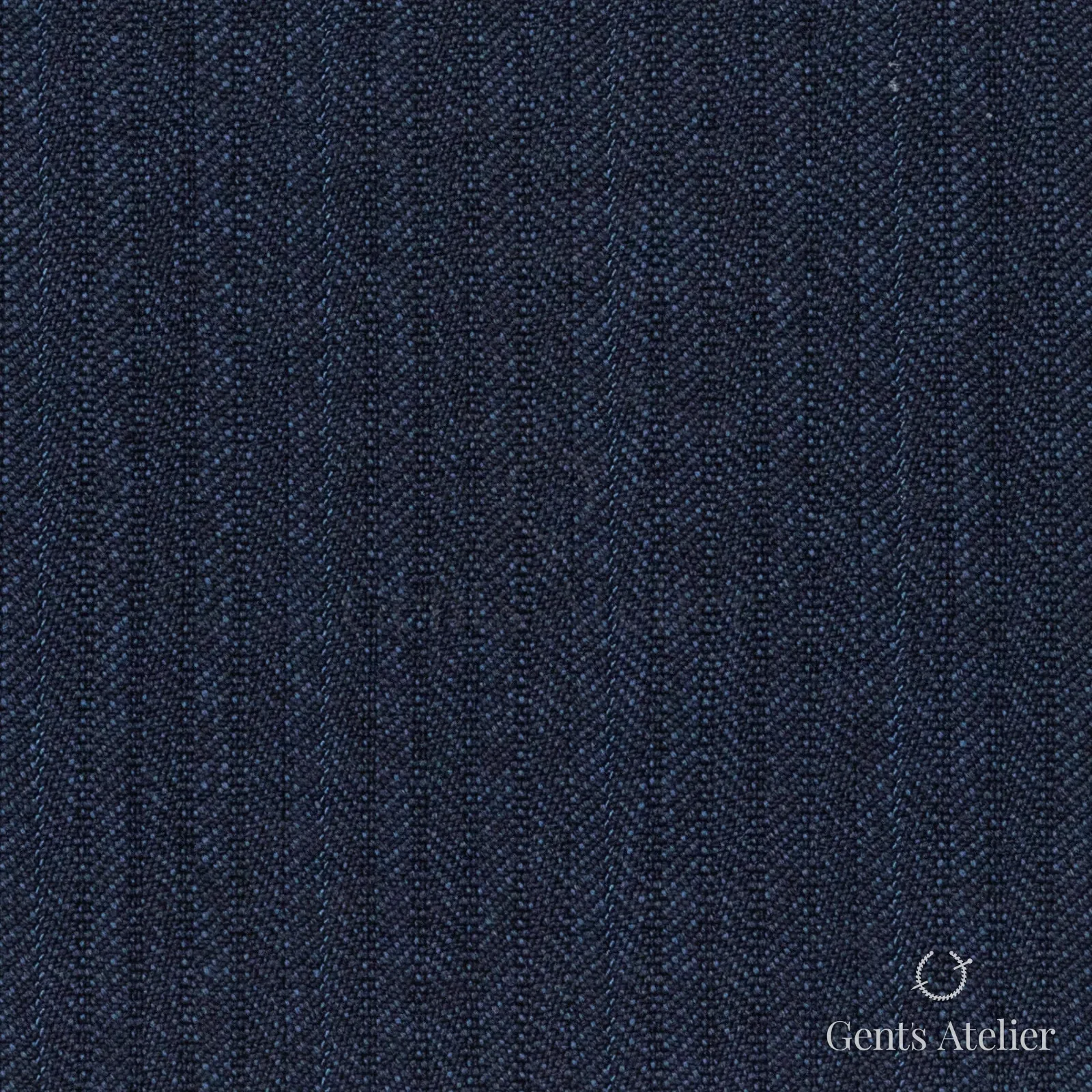 Костюмная ткань Marzoni 621 - 126 / 900 — Синий, ёлочка, 100% шерсть