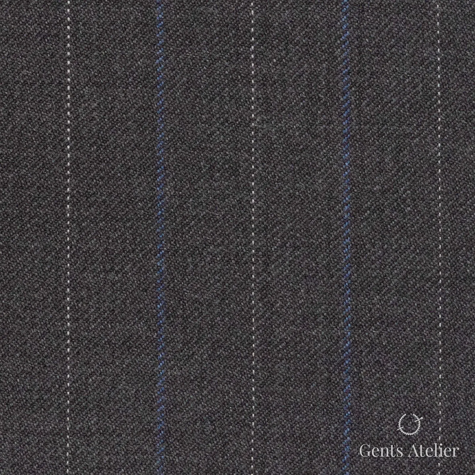 Костюмная ткань Marzoni 621 - 163 / 900 — Коричневый / Синий, полоса, 100% шерсть
