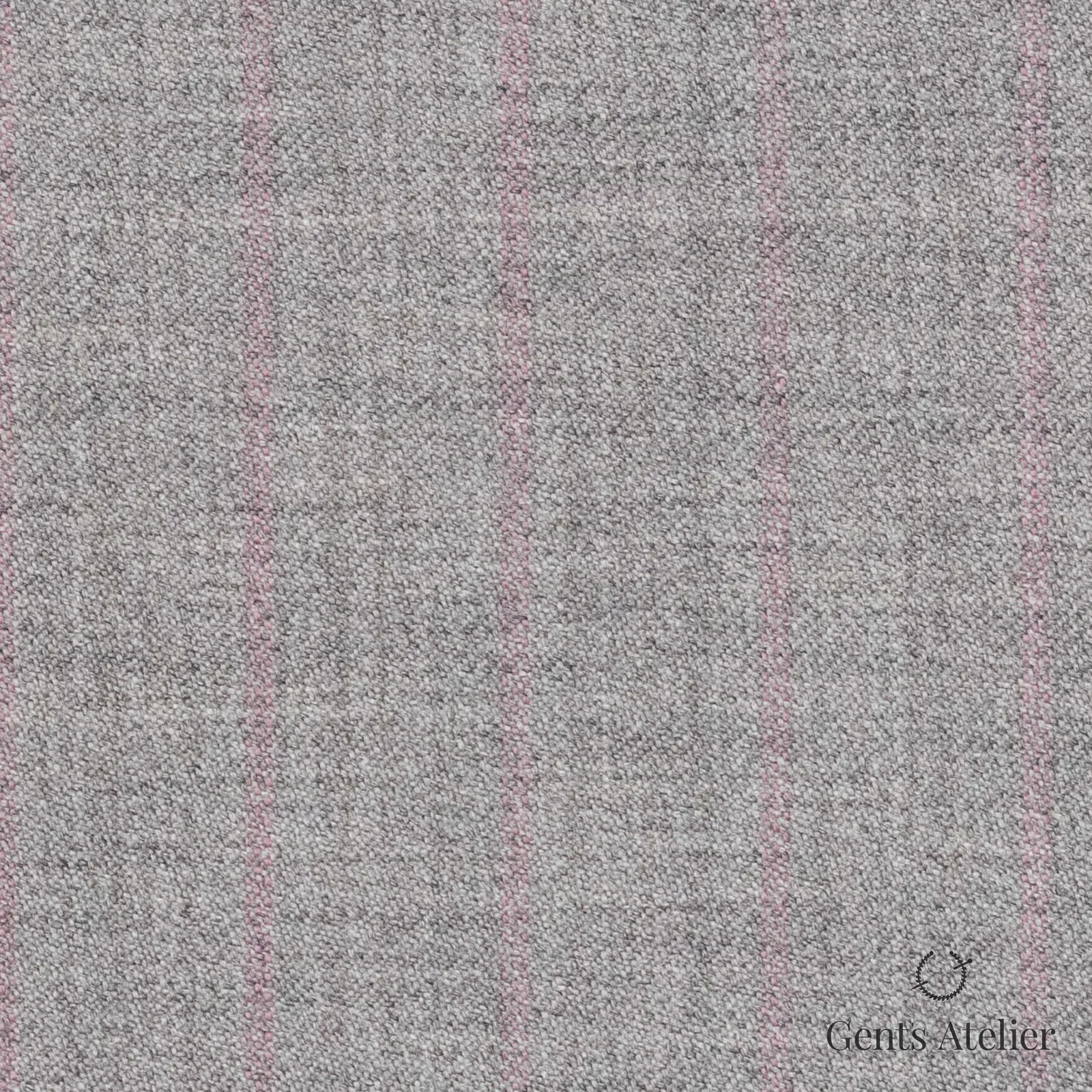 Костюмная ткань Marzoni 621 - 165 / 900 — Бежевый / Pink, оконная клетка, 100% шерсть