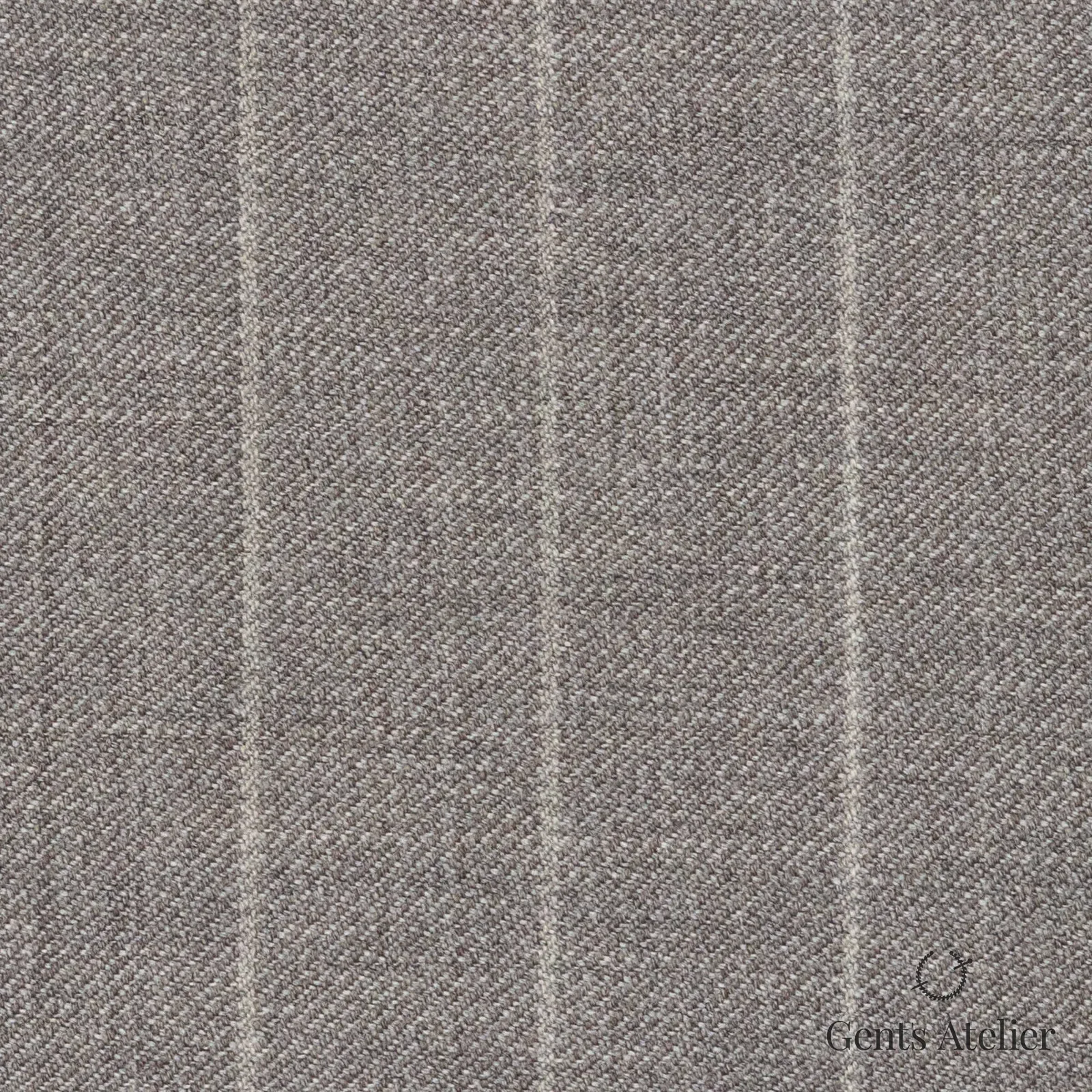 Костюмная ткань Marzoni 621 - 169 / 900 — Бежевый / Белый, полоса, 100% шерсть