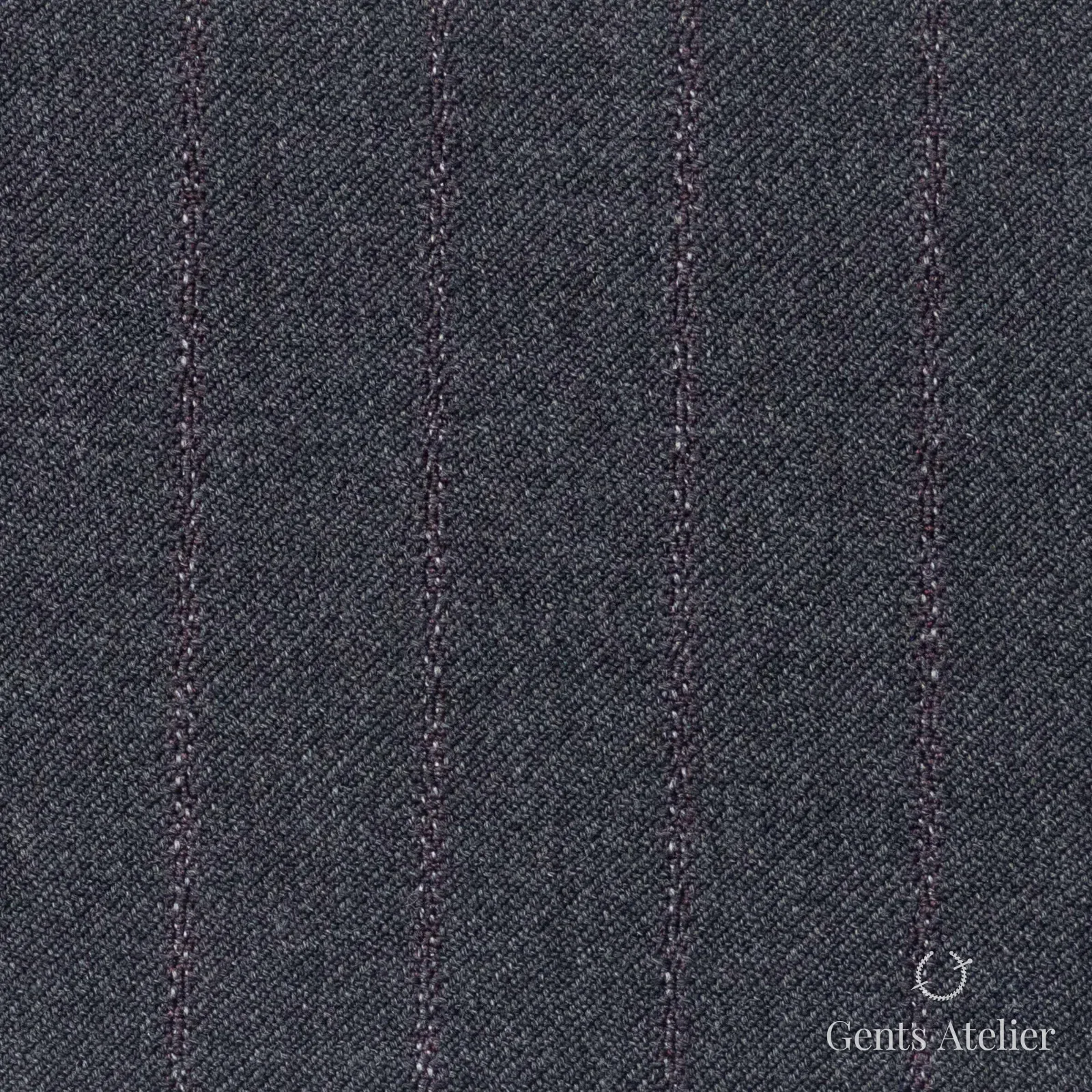 Костюмная ткань Marzoni 622 - 037 / 800 — Серый / Pink, полоса, 100% шерсть