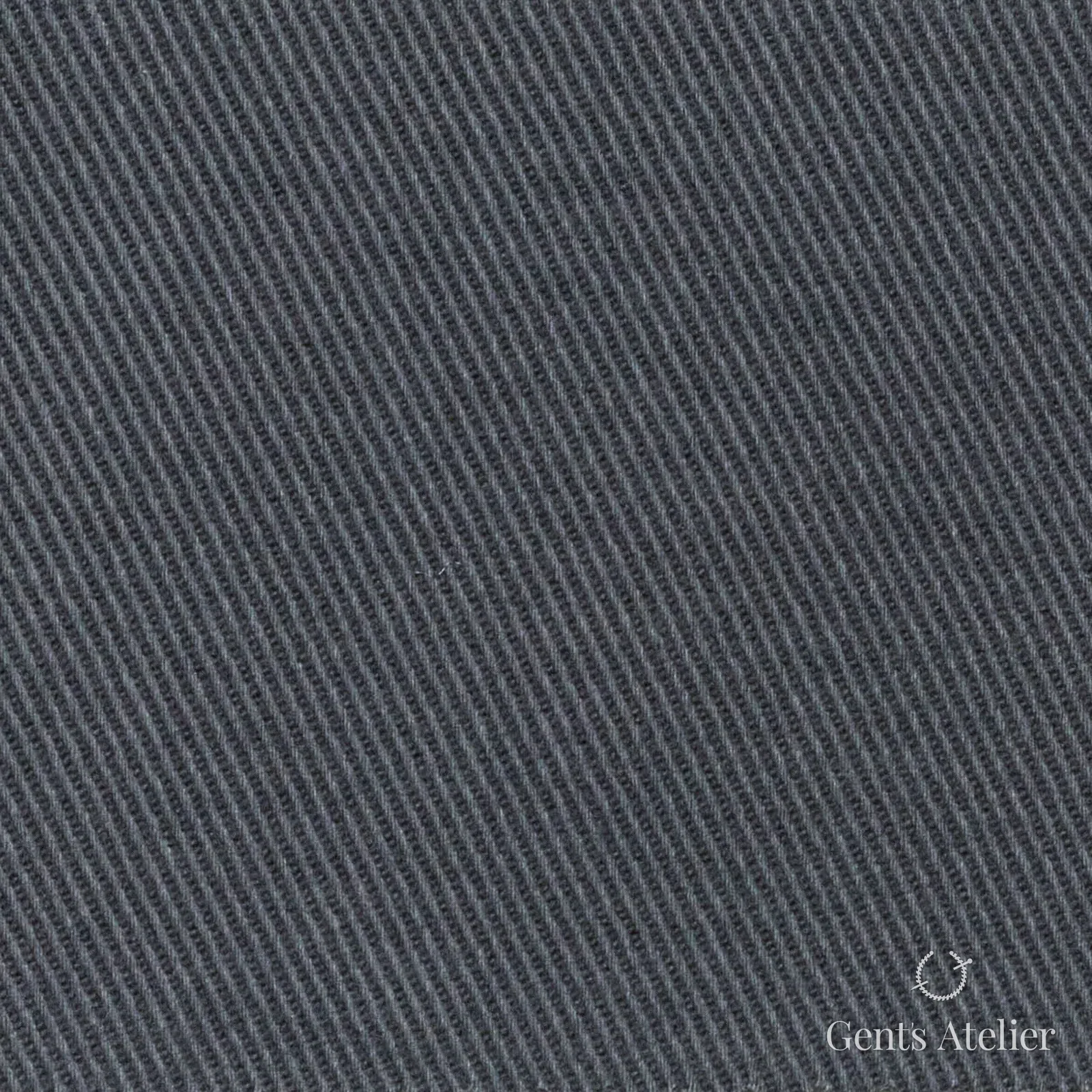 Костюмная ткань Marzoni 611 - 338 / 600 — Серый, однотонная, 100% хлопок