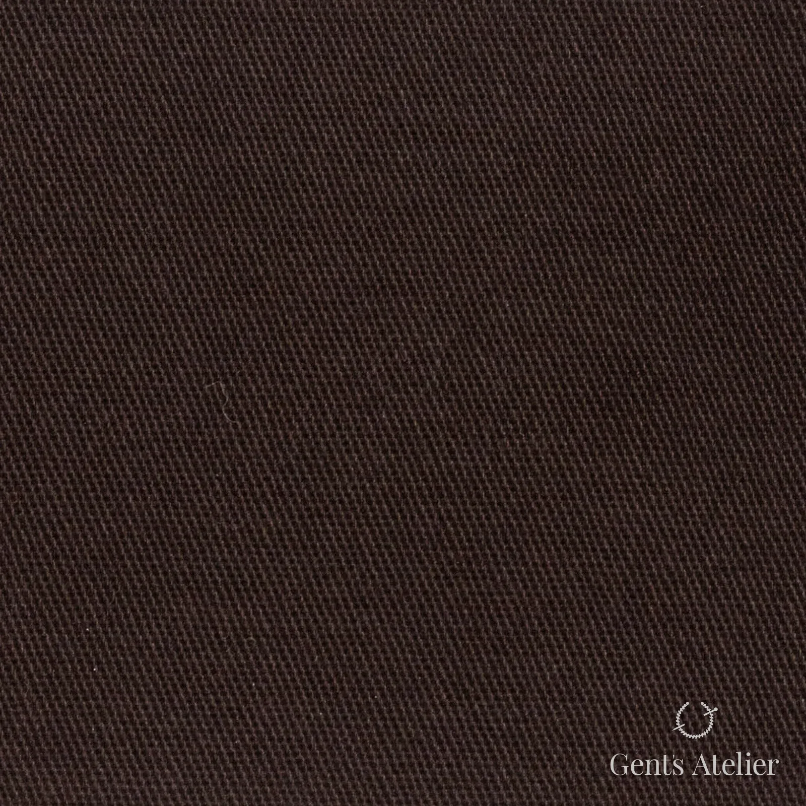 Костюмная ткань Marzoni 611 - 357 / 600 — Коричневый, однотонная, 98% хлопок, 2% лайкра