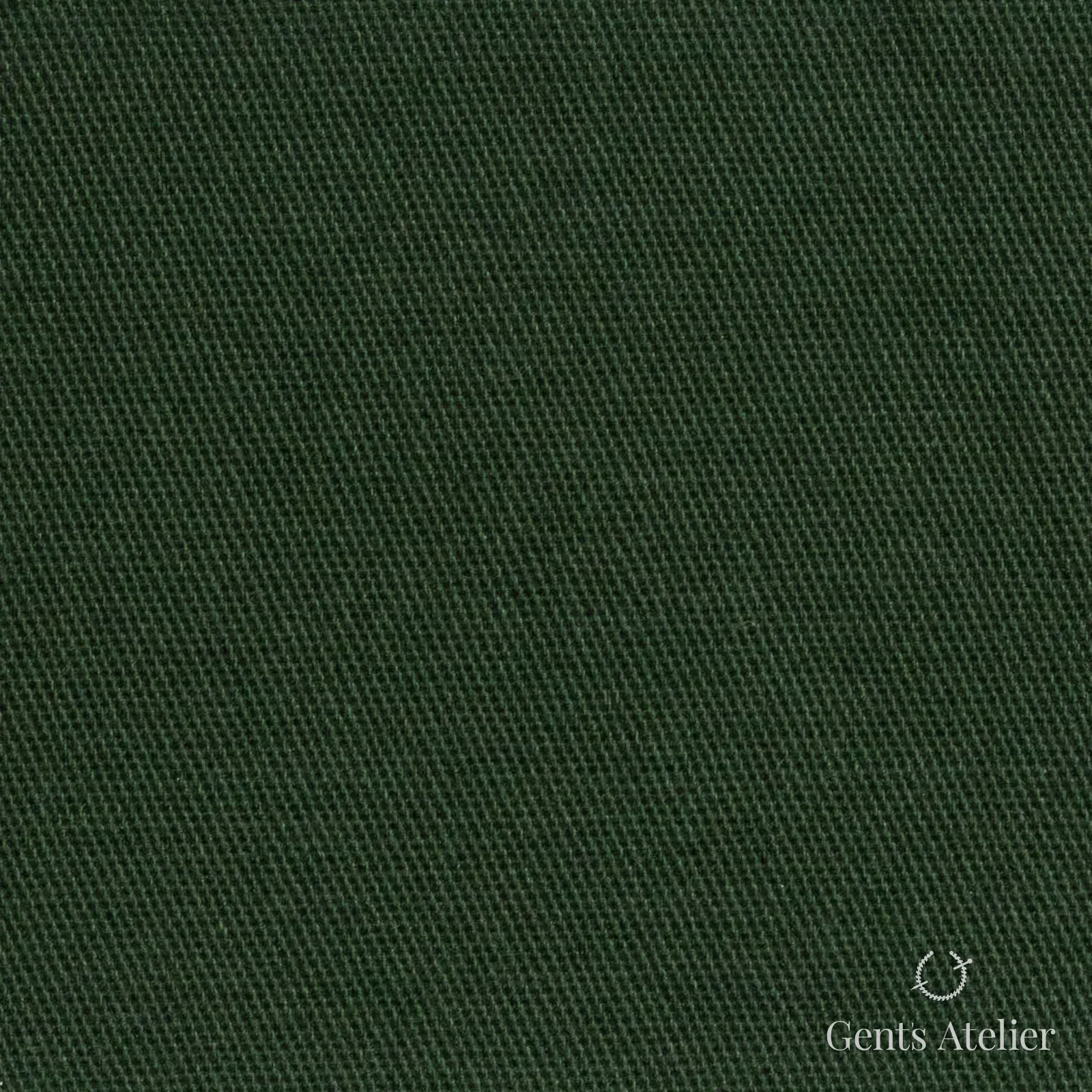 Костюмная ткань Marzoni 611 - 366 / 600 — Зелёный, однотонная, 98% хлопок, 2% лайкра