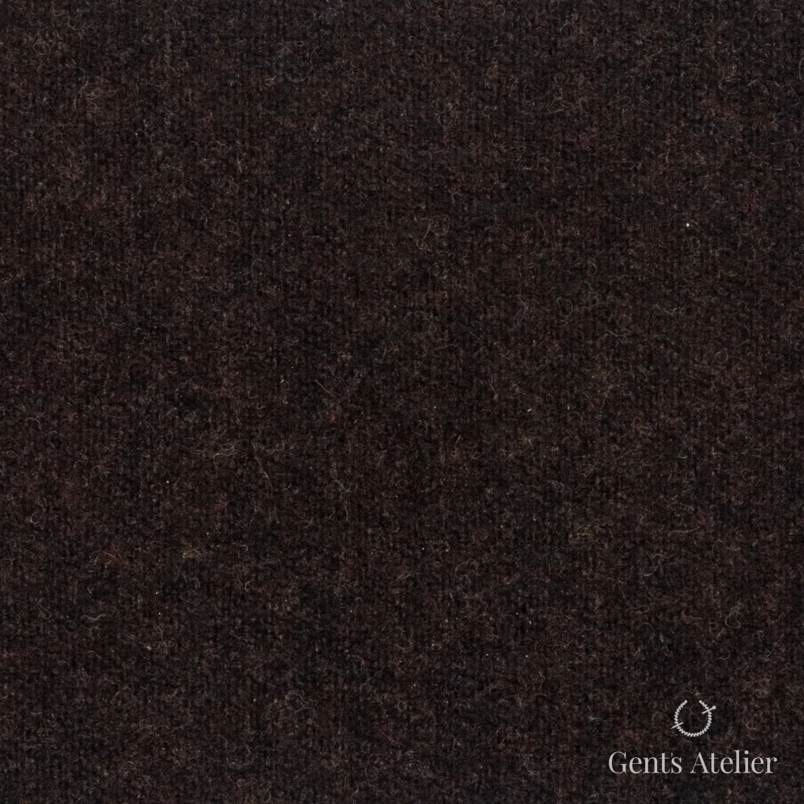 Костюмная ткань Marzoni 620 - 832 / 900 — Dark Brown, однотонная, 100% шерсть