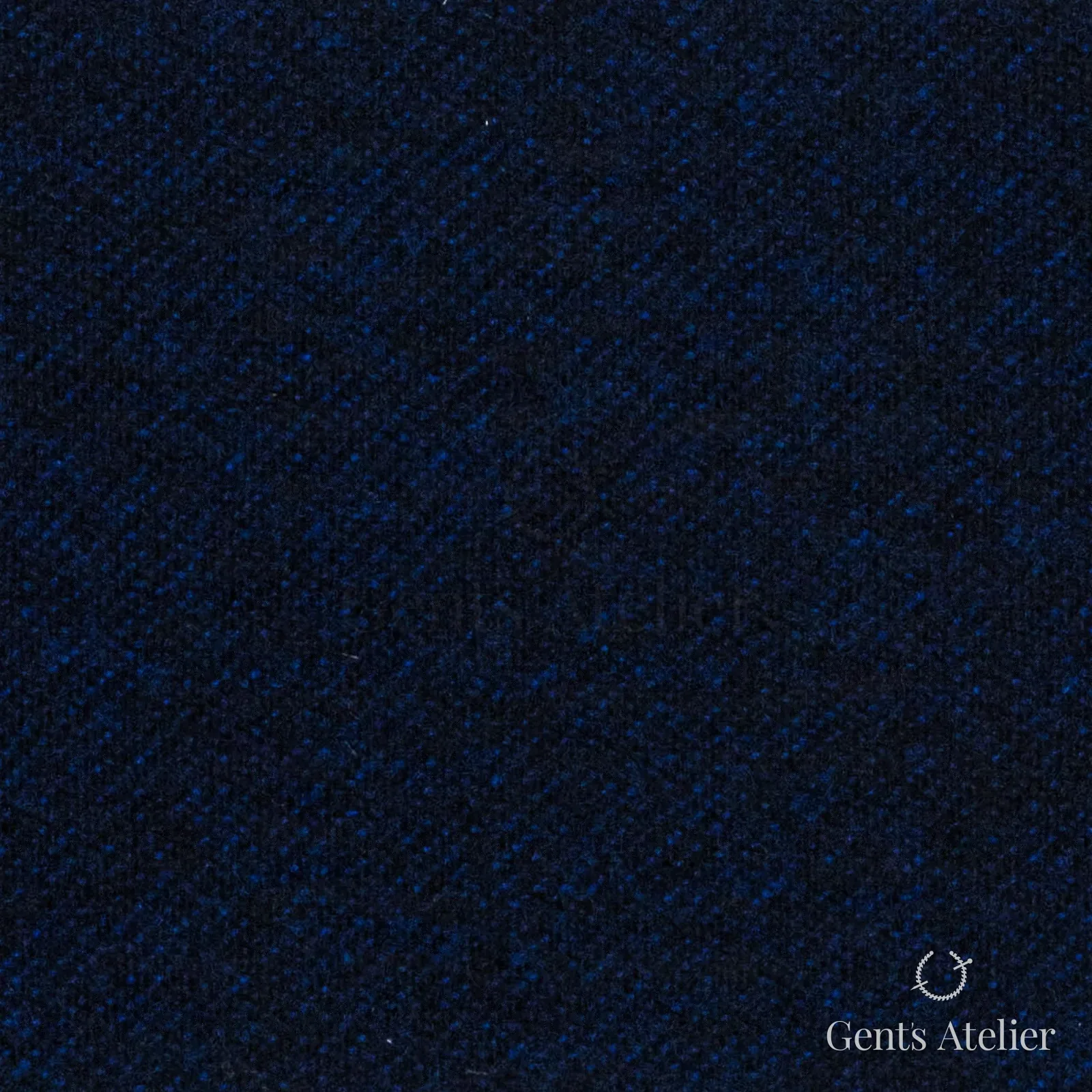 Костюмная ткань Marzoni 620 - 845 / 900 — Dark Blue, однотонная, 100% шерсть
