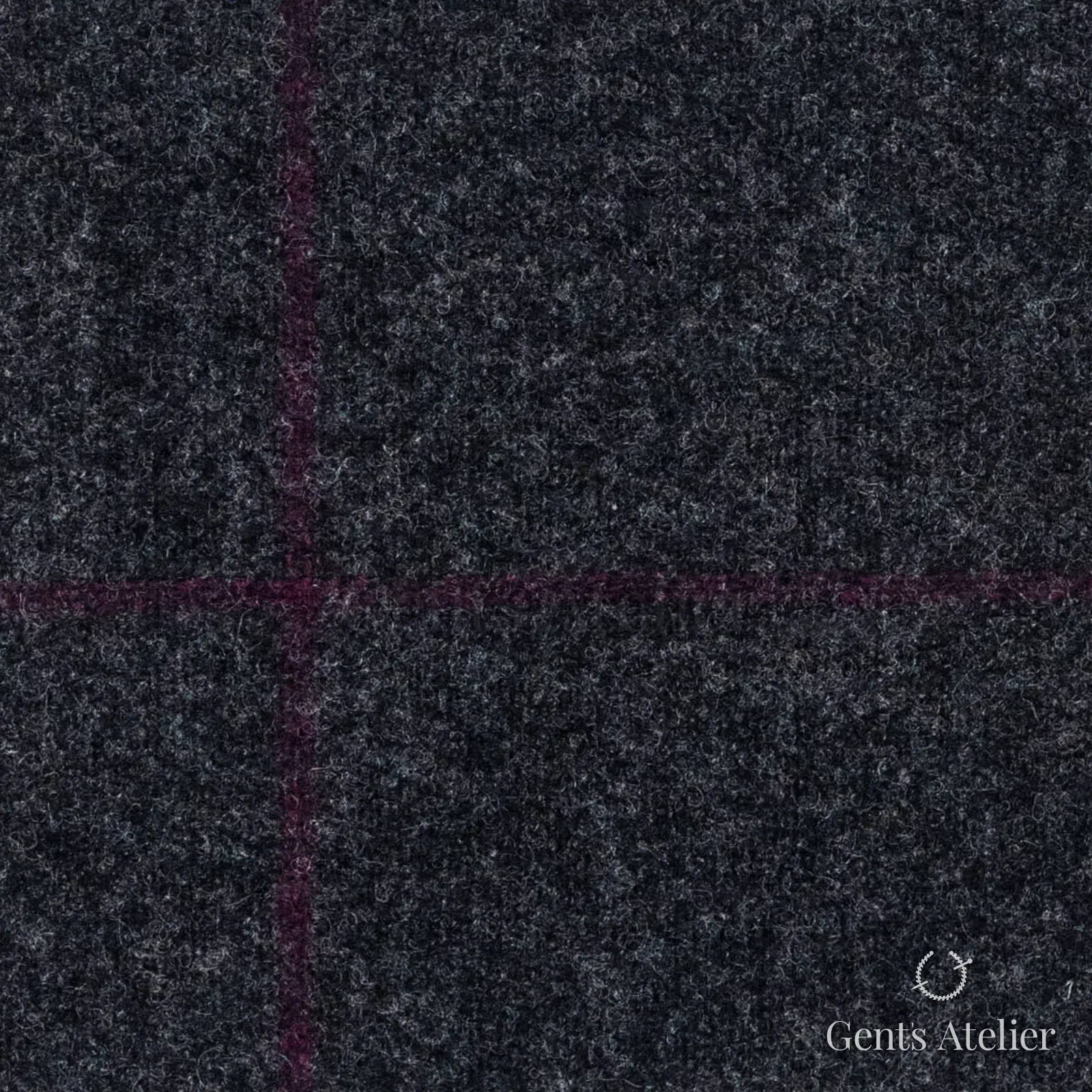 Костюмная ткань Marzoni 641 - 172 / 1000 — Серый / Pansy, оконная клетка, 100% шерсть